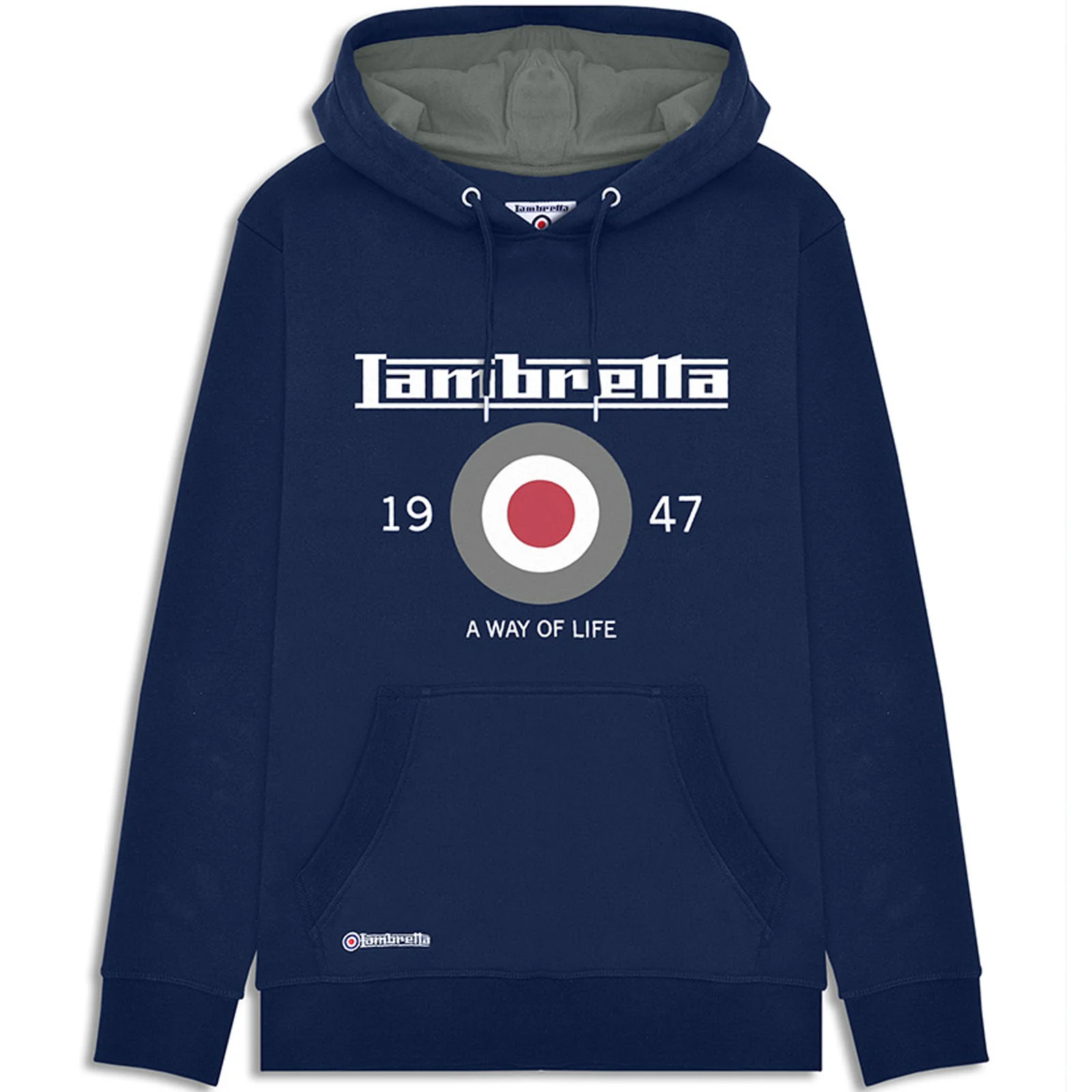 Lambretta Mens Target Pullover Hoodie - Image 4