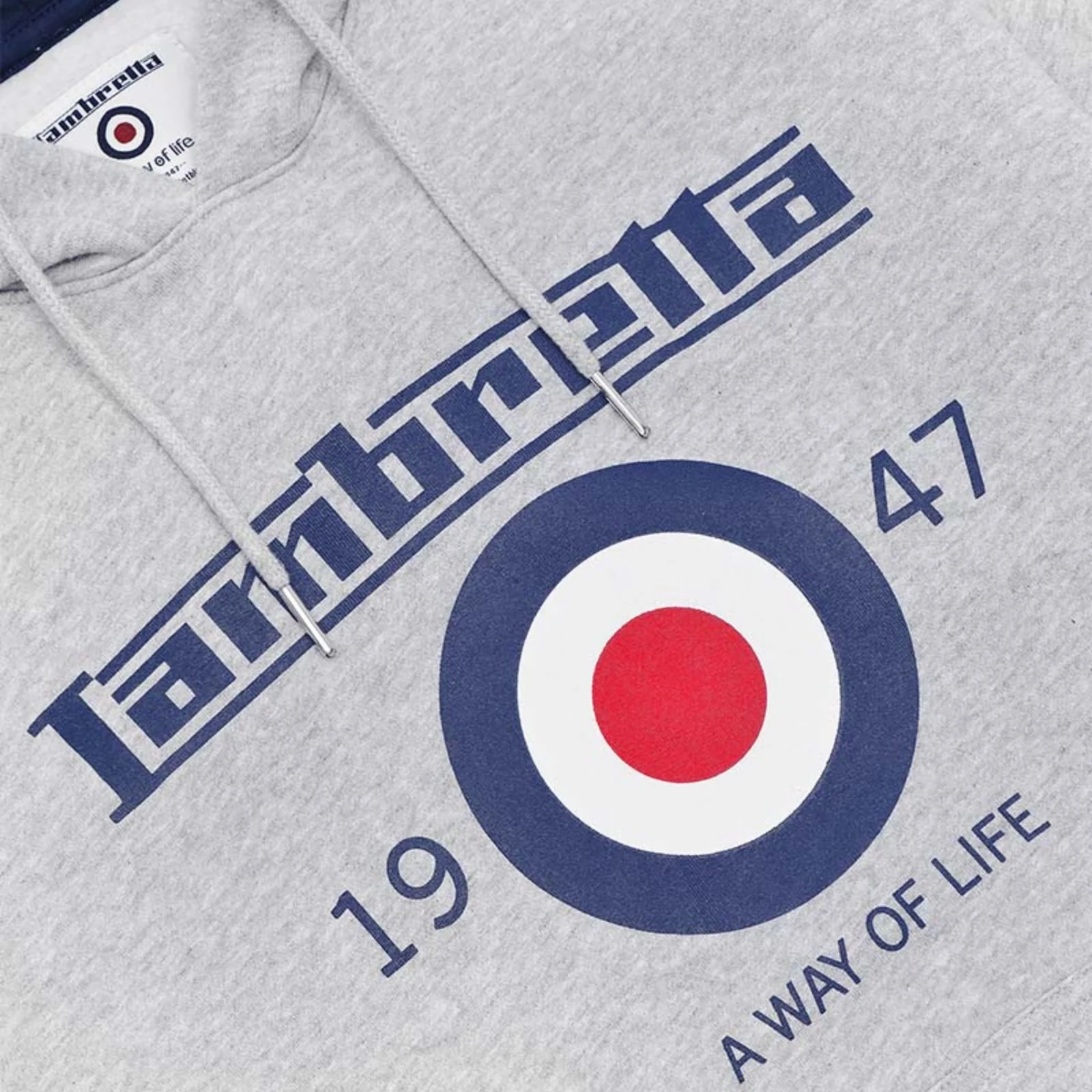 Lambretta Mens Target Pullover Hoodie - Image 7