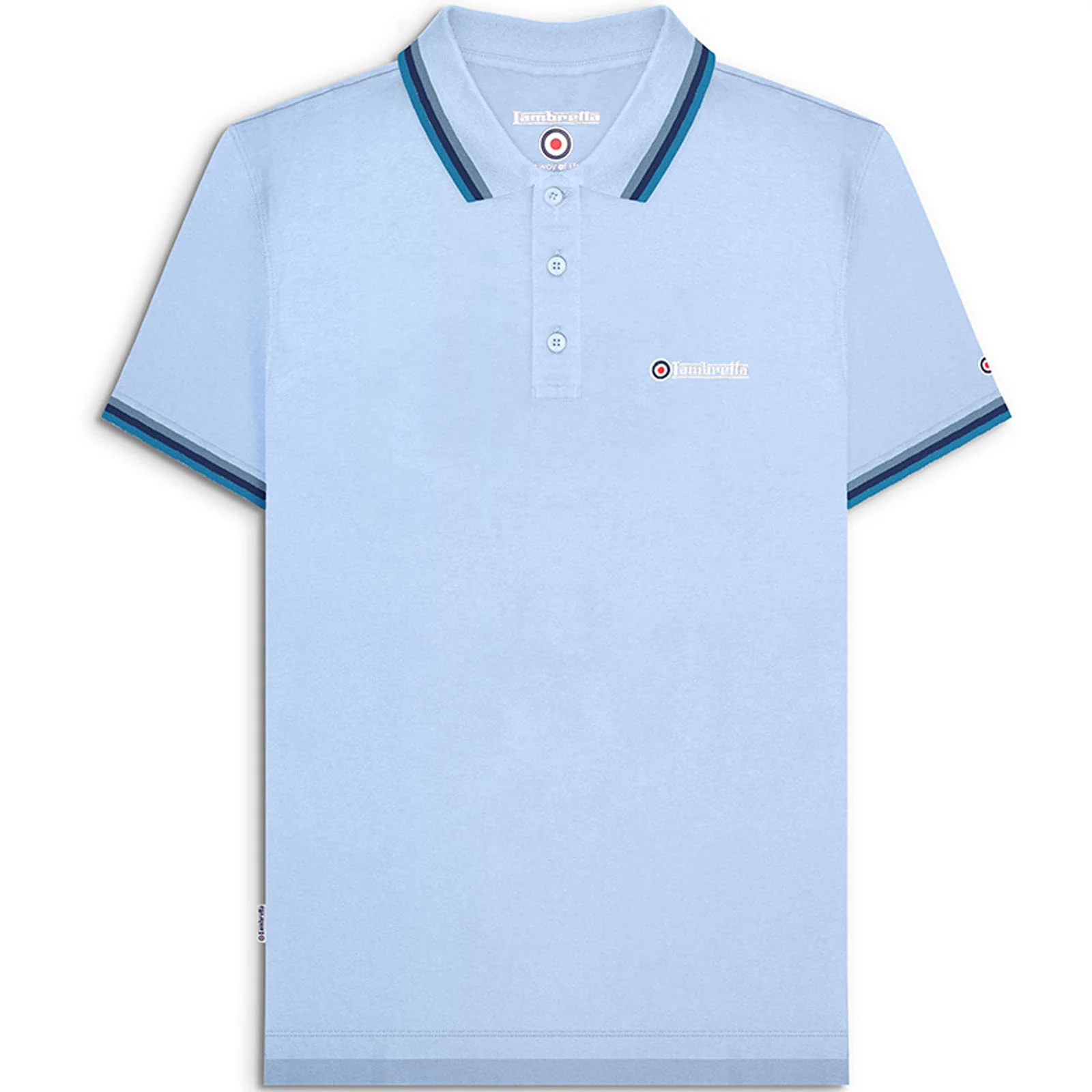 Lambretta Mens Triple Tipped Polo Shirt - Image 13