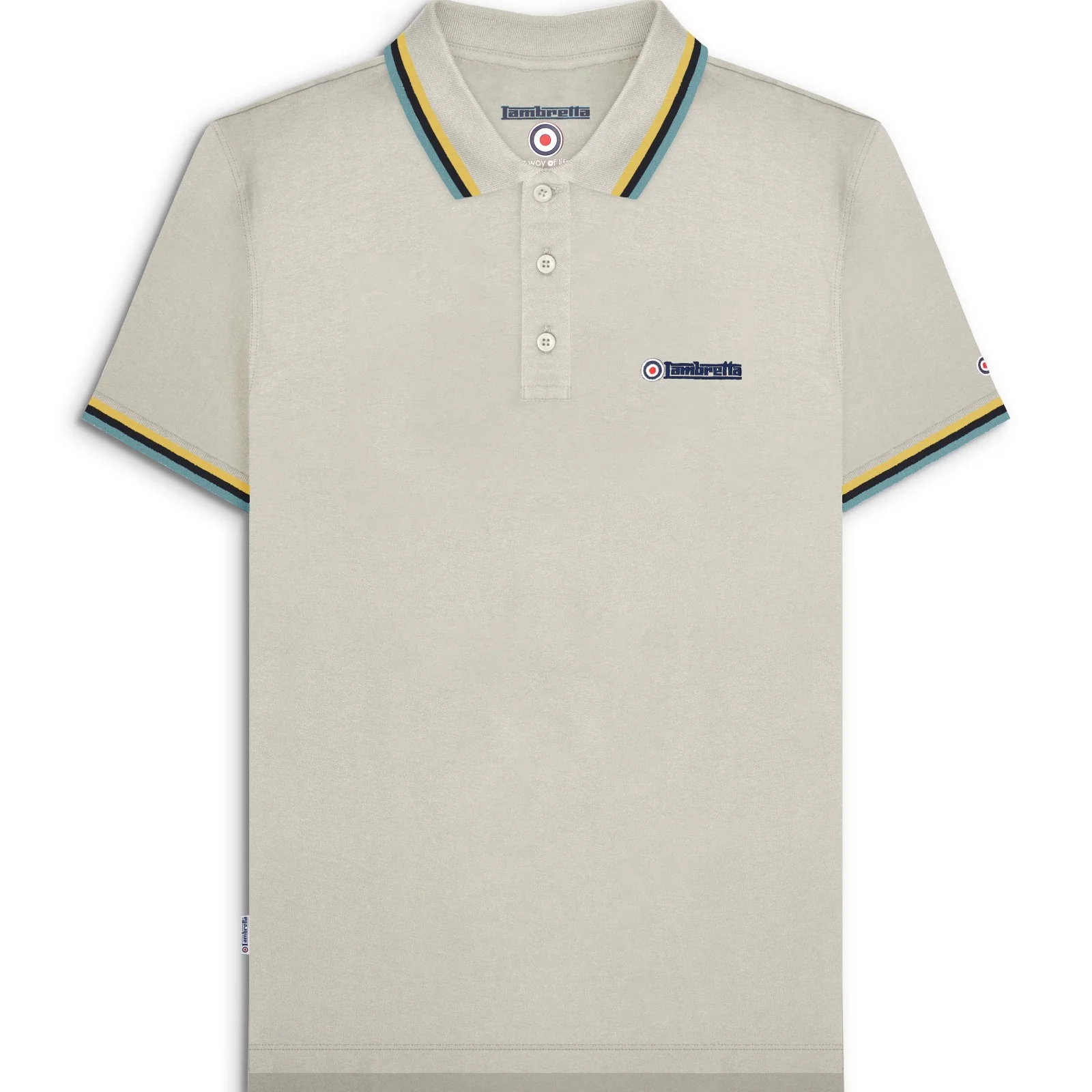 Lambretta Mens Triple Tipped Polo Shirt - Image 16