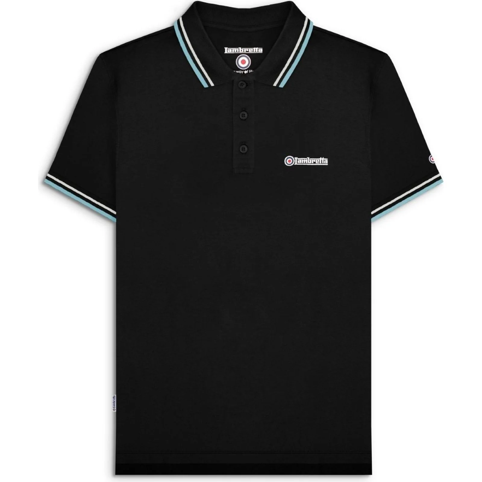 Lambretta Mens Twin Tipped Retro Polo Shirt - Image 16