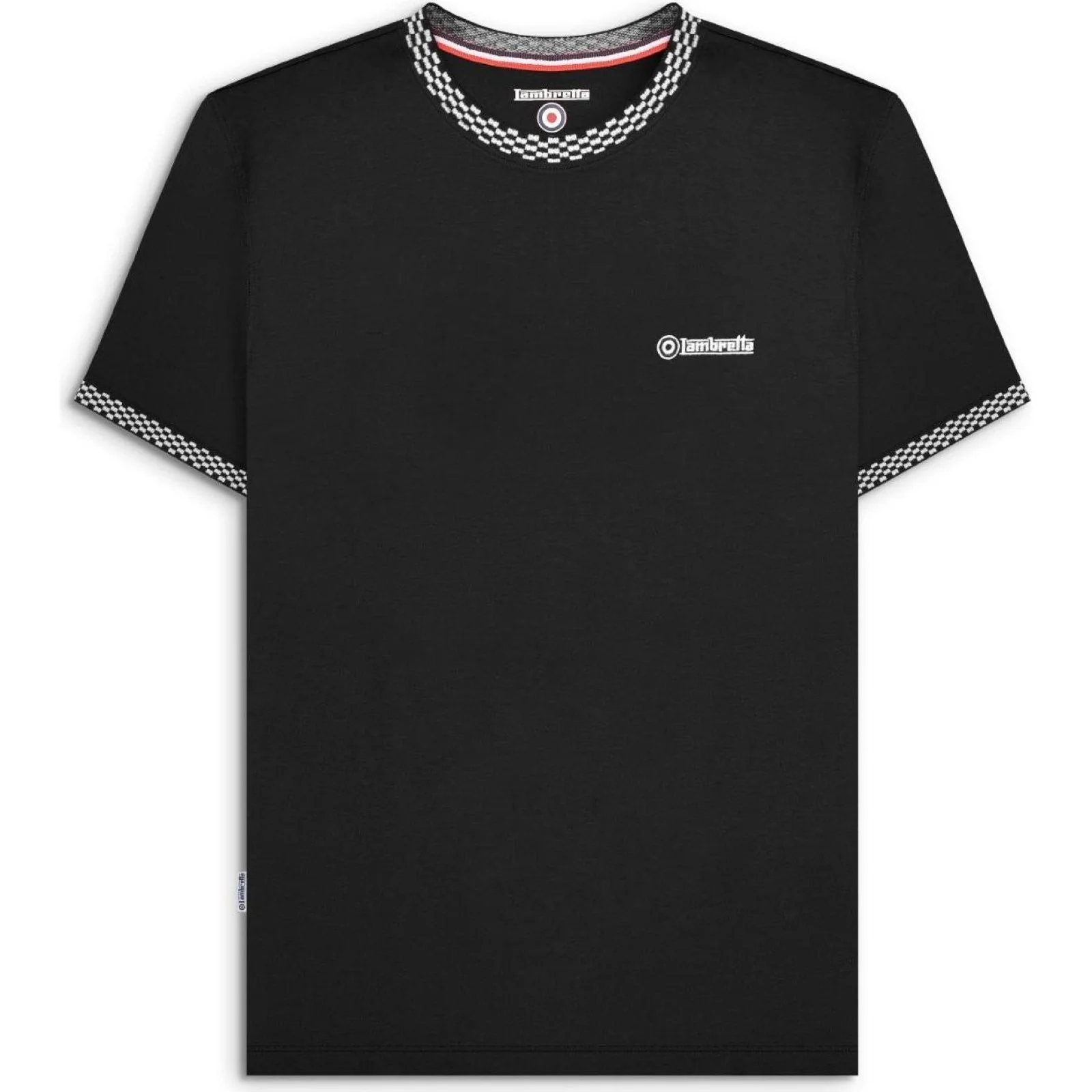 Lambretta Mens Two Tone Ringer Short Sleeve T-Shirt - Image 2
