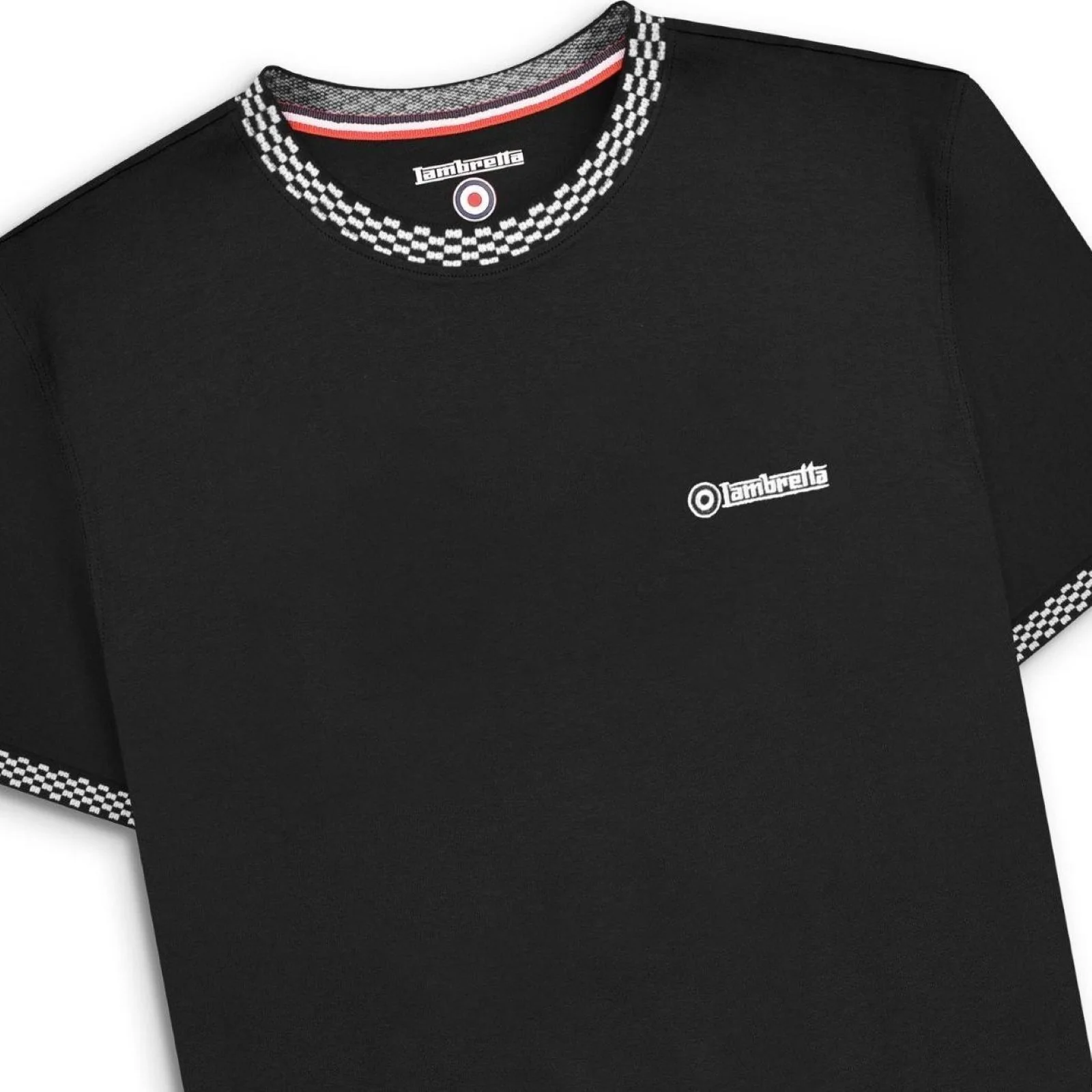 Lambretta Mens Two Tone Ringer Short Sleeve T-Shirt - Image 6