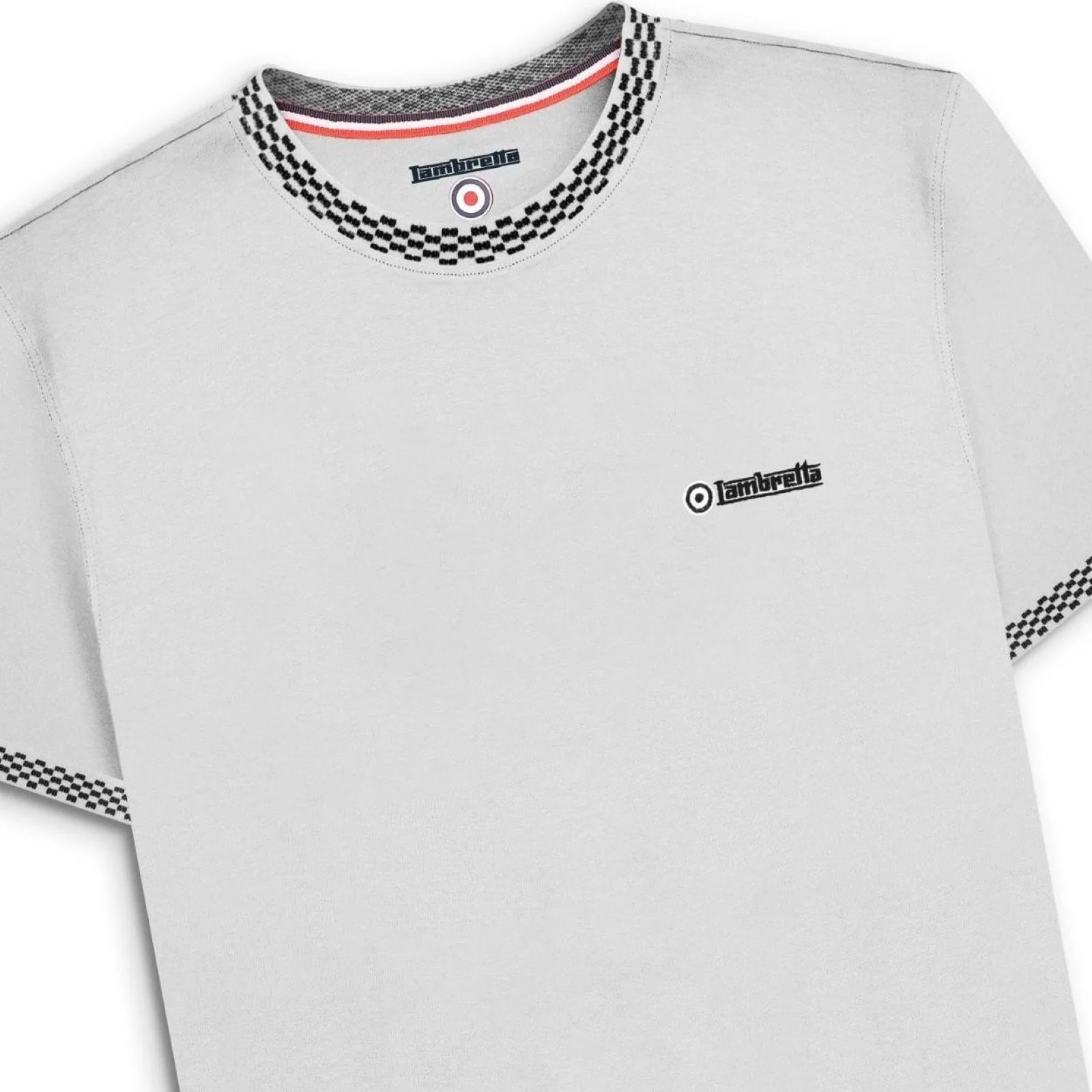 Lambretta Mens Two Tone Ringer Short Sleeve T-Shirt - Image 7