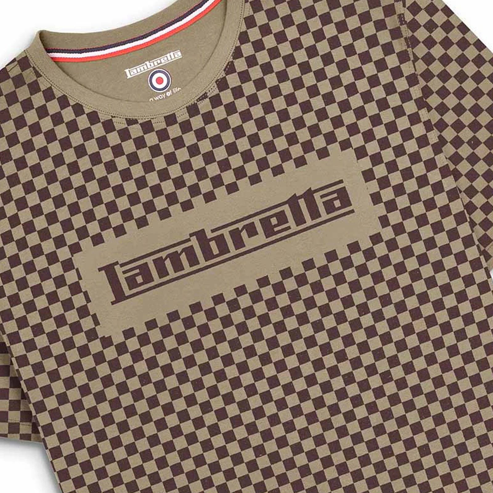 Lambretta Mens Two Tone Short Sleeve T-Shirt - Image 6
