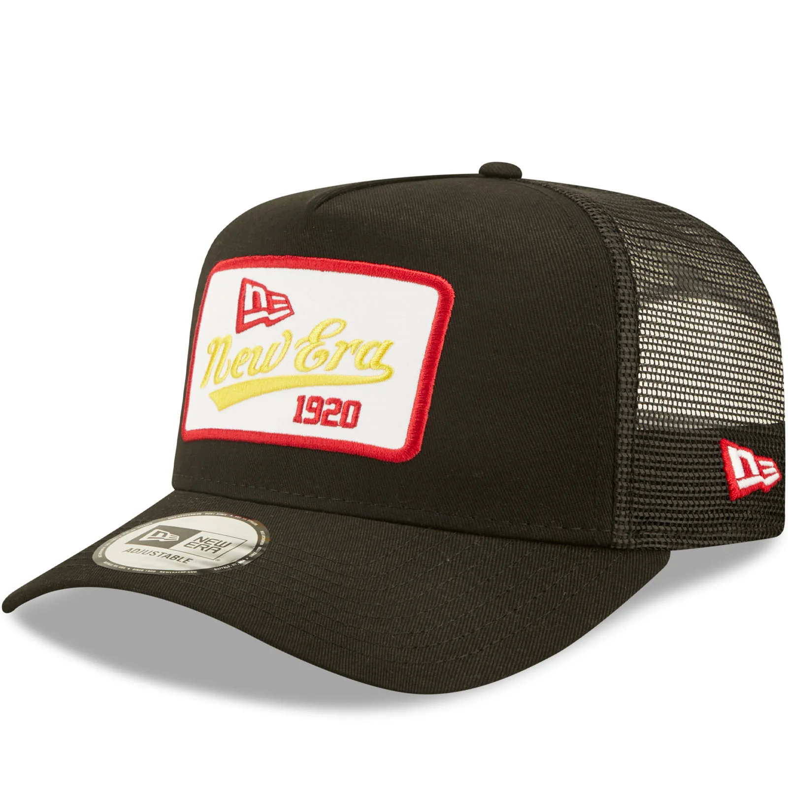New Era 1920 State Patch A-Frame Snapback Trucker Cap - Black