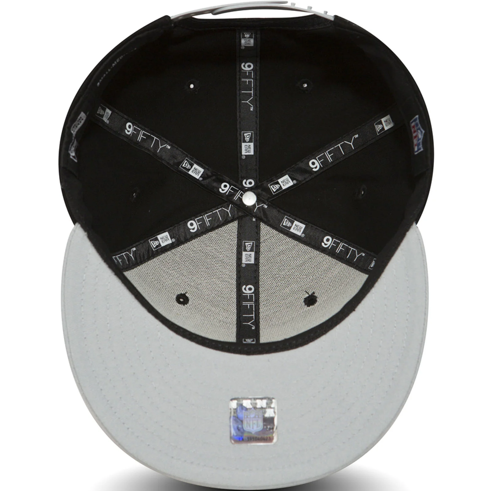 New Era 9FIFTY Las Vegas Raiders NFL Snapback Baseball Cap - Black/Grey - Image 4