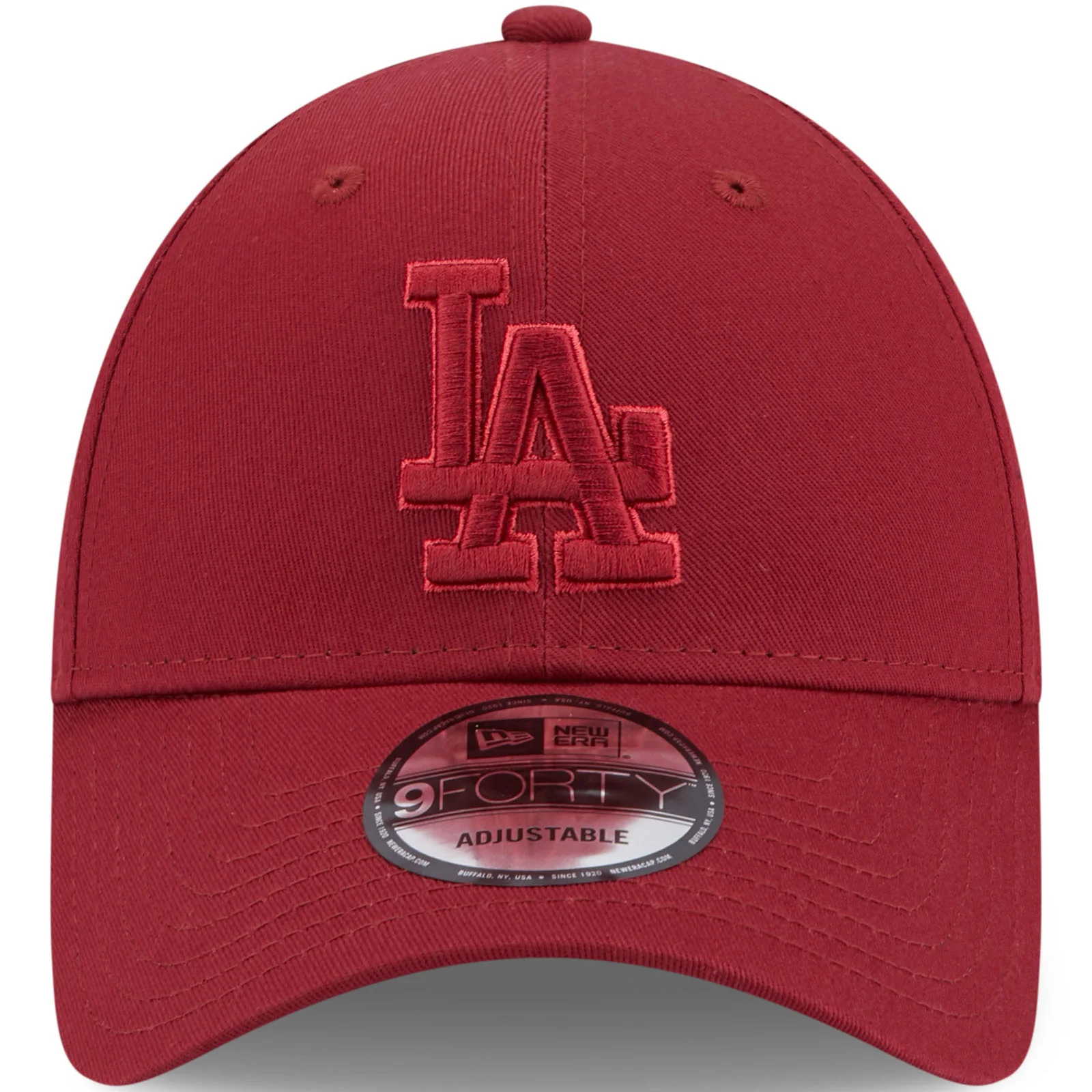New Era Adults Los Angeles Dodgers MLB 9FORTY Baseball Cap - Cardinal - Image 4