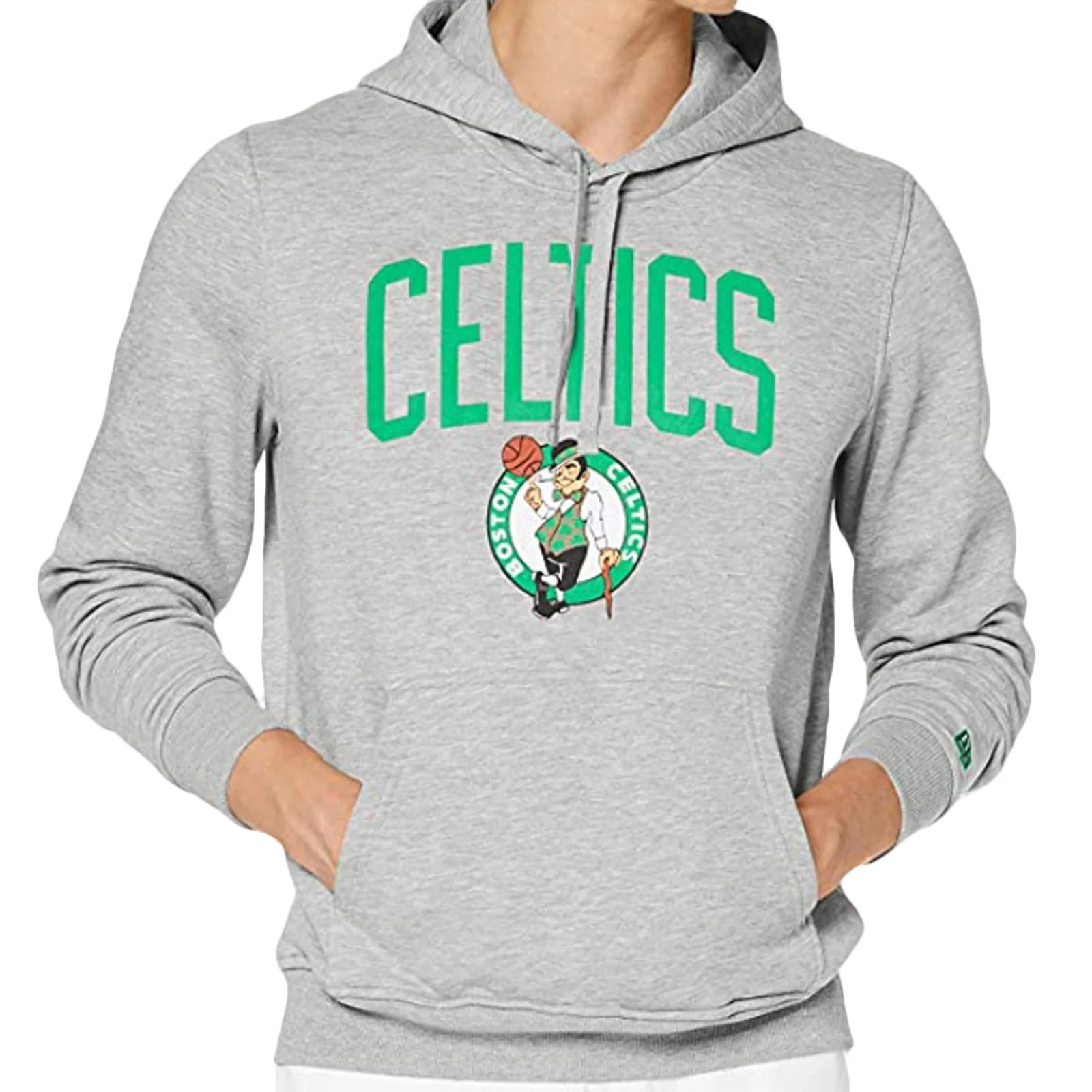 New Era Boston Celtics NBA Team Hoodie - Grey