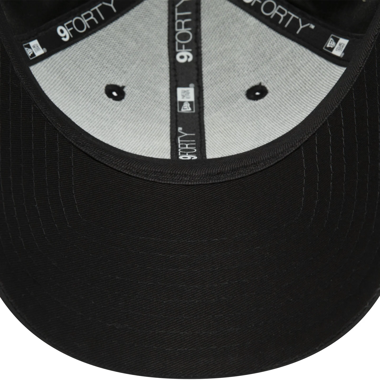 New Era Brooklyn Nets Print Infill 9FORTY Baseball Cap  - Black - Image 4