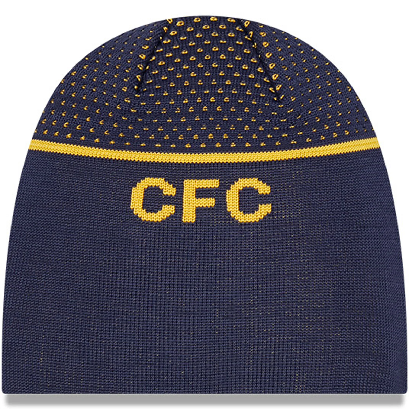 New Era Chelsea FC Football Logo Beanie Skull Hat - Blue - Image 2