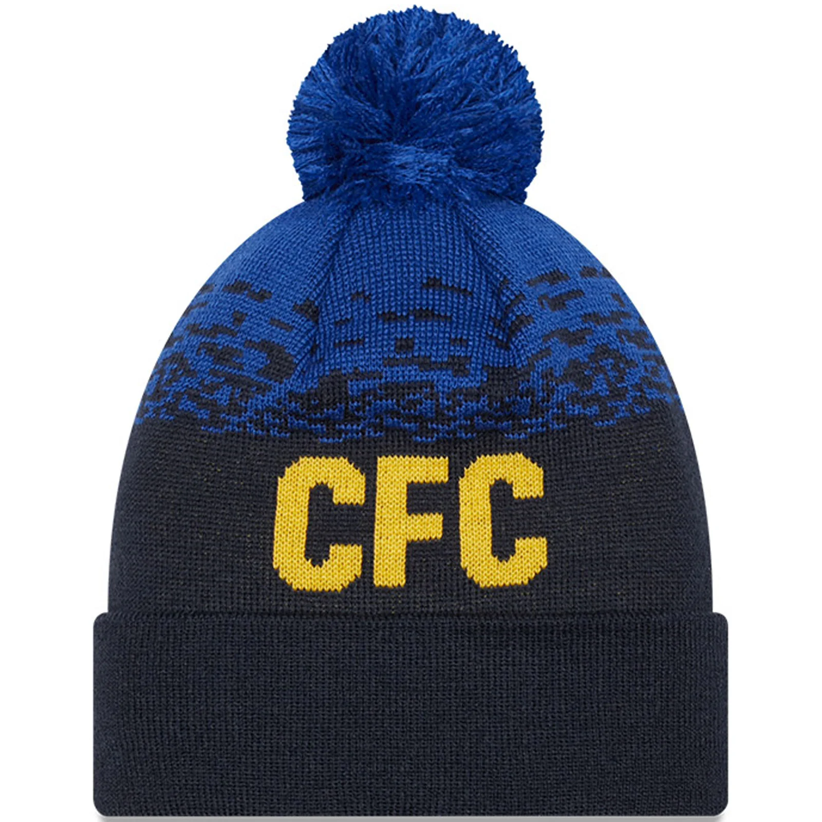 New Era Chelsea FC Football Logo Bobble Hat - Blue - Image 2