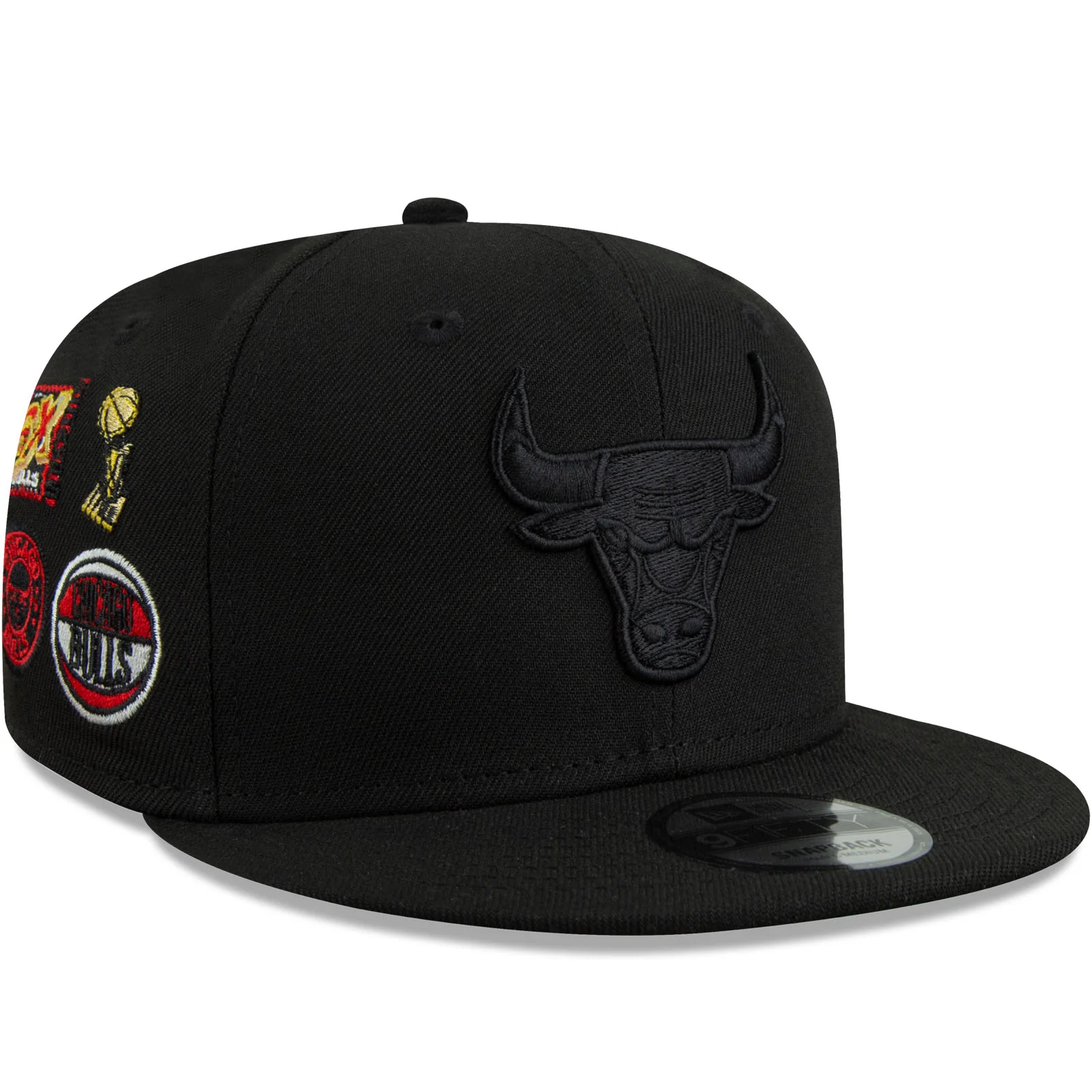 New Era Chicago Bulls League Champions NBA 9FIFTY Baseball Cap - Black - Image 3