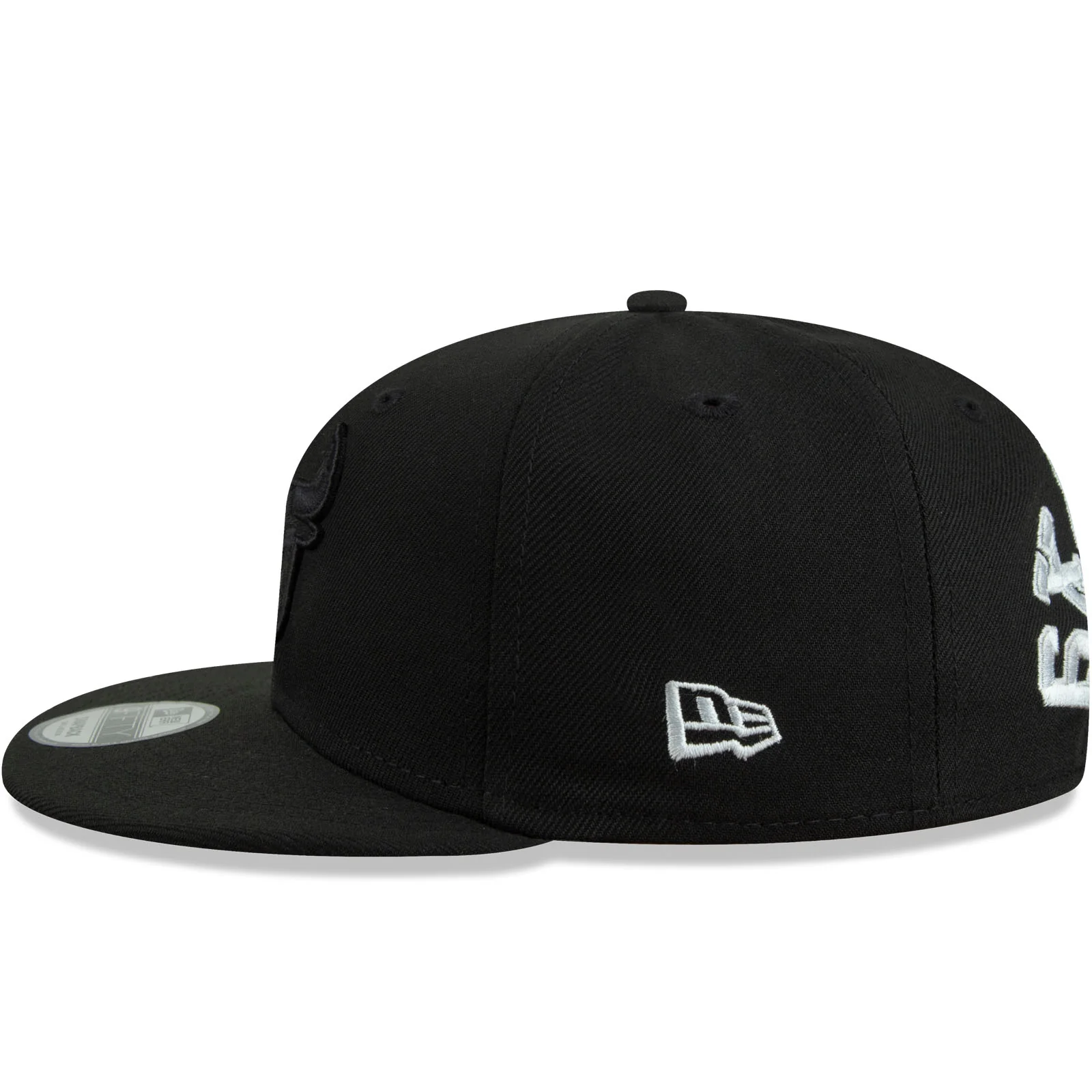 New Era Chicago Bulls League Champions NBA 9FIFTY Baseball Cap - Black - Image 5
