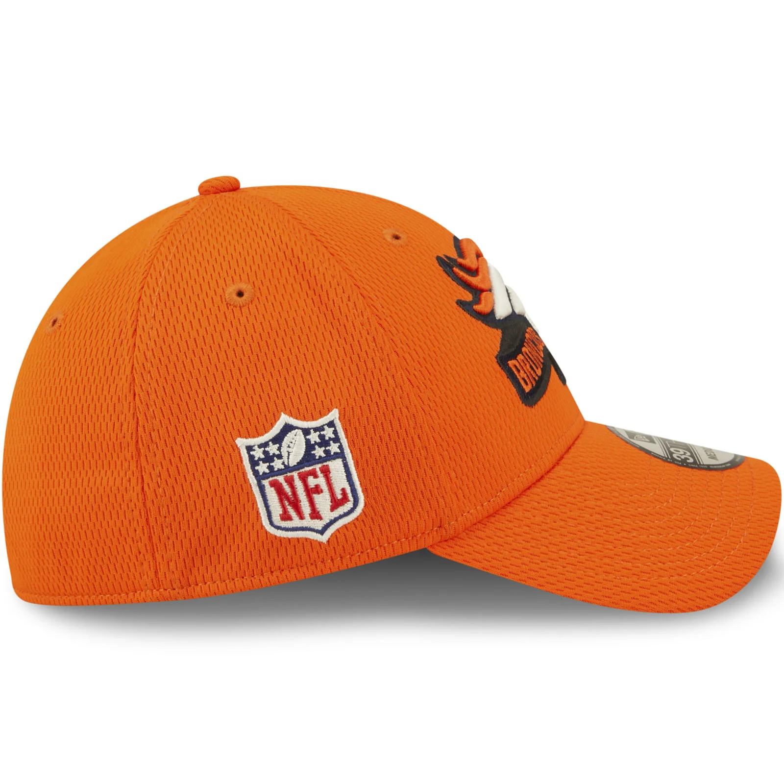 New Era Denver Broncos NFL 39THIRTY Sideline Coach 2022 Baseball Cap Orange - Image 6