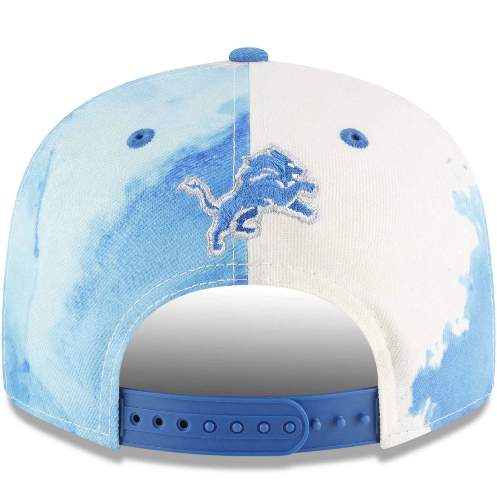 New Era Detroit Lions NFL 2022 Sideline Ink 9FIFTY Baseball Cap - Blue - Image 2