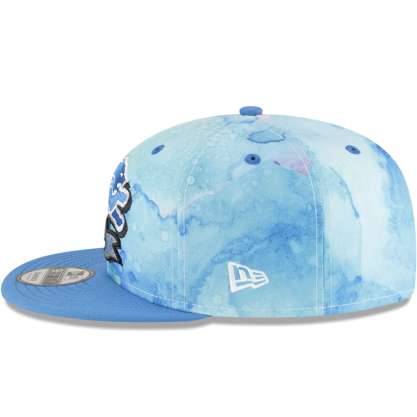 New Era Detroit Lions NFL 2022 Sideline Ink 9FIFTY Baseball Cap - Blue - Image 5