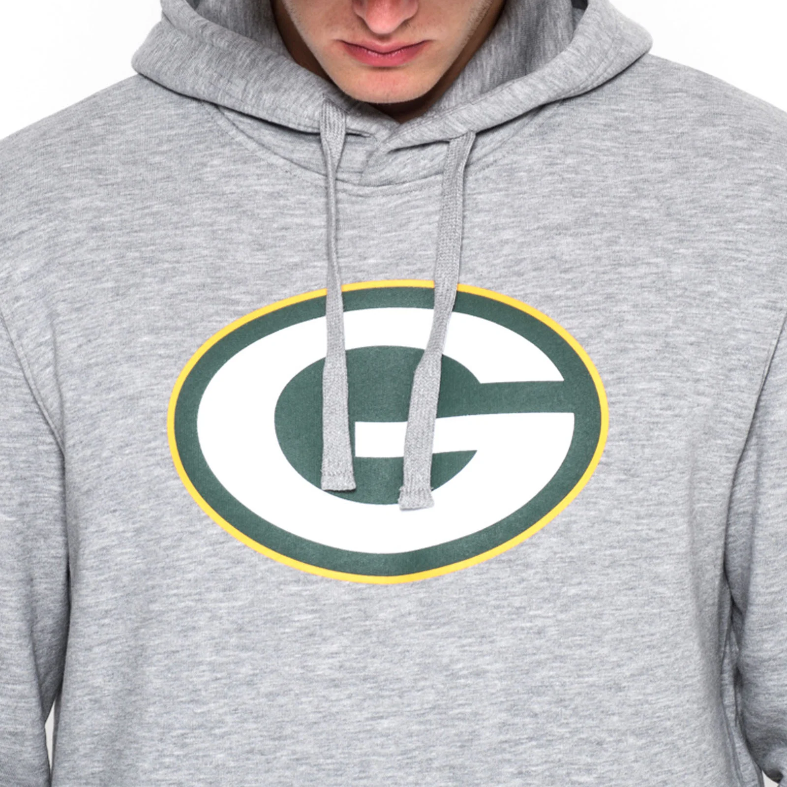 New Era Green Bay Packers Team NFL Hoodie - Grey - Image 3