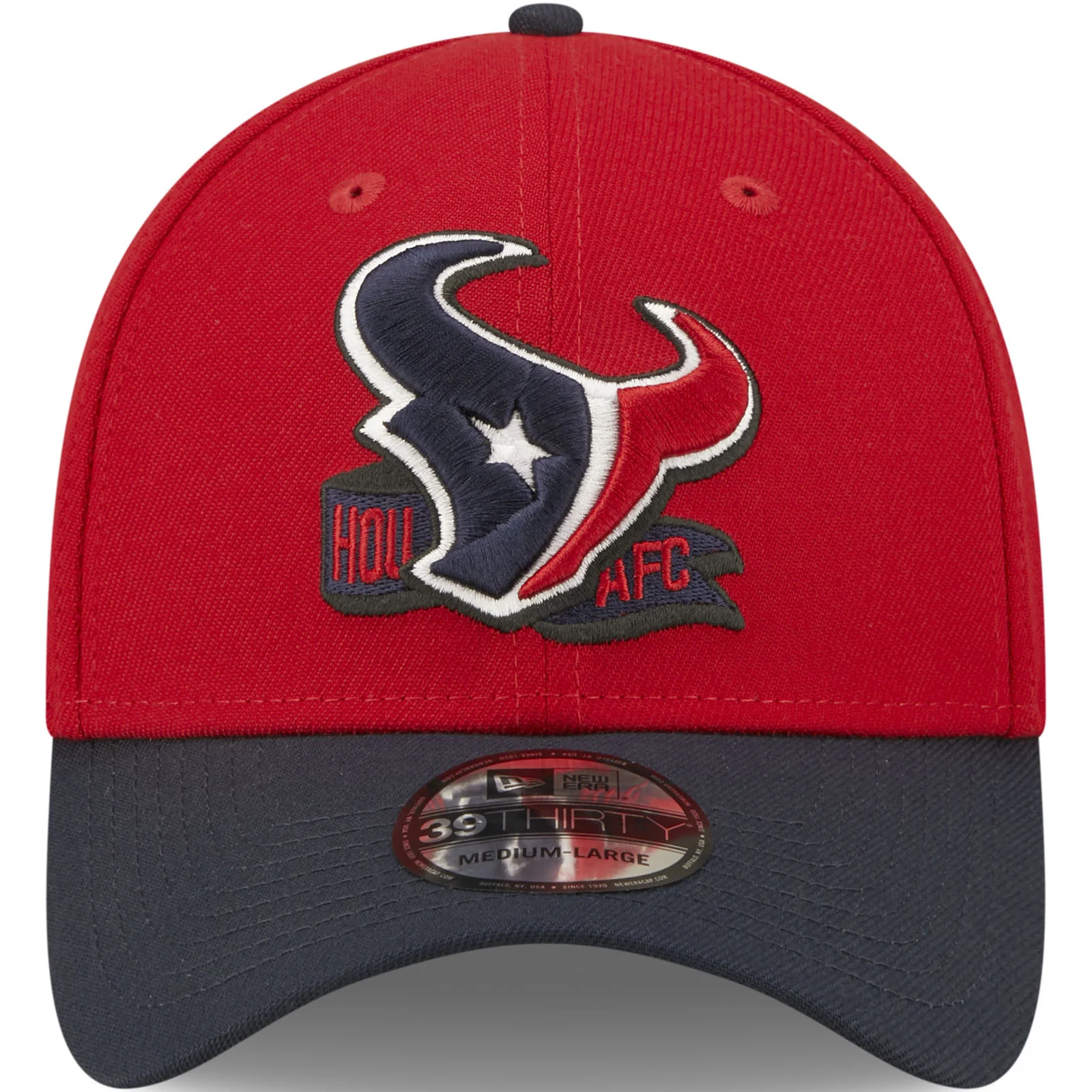 New Era Houston Texans NFL 2022 Sideline 39THIRTY Baseball Cap - Red - Image 4