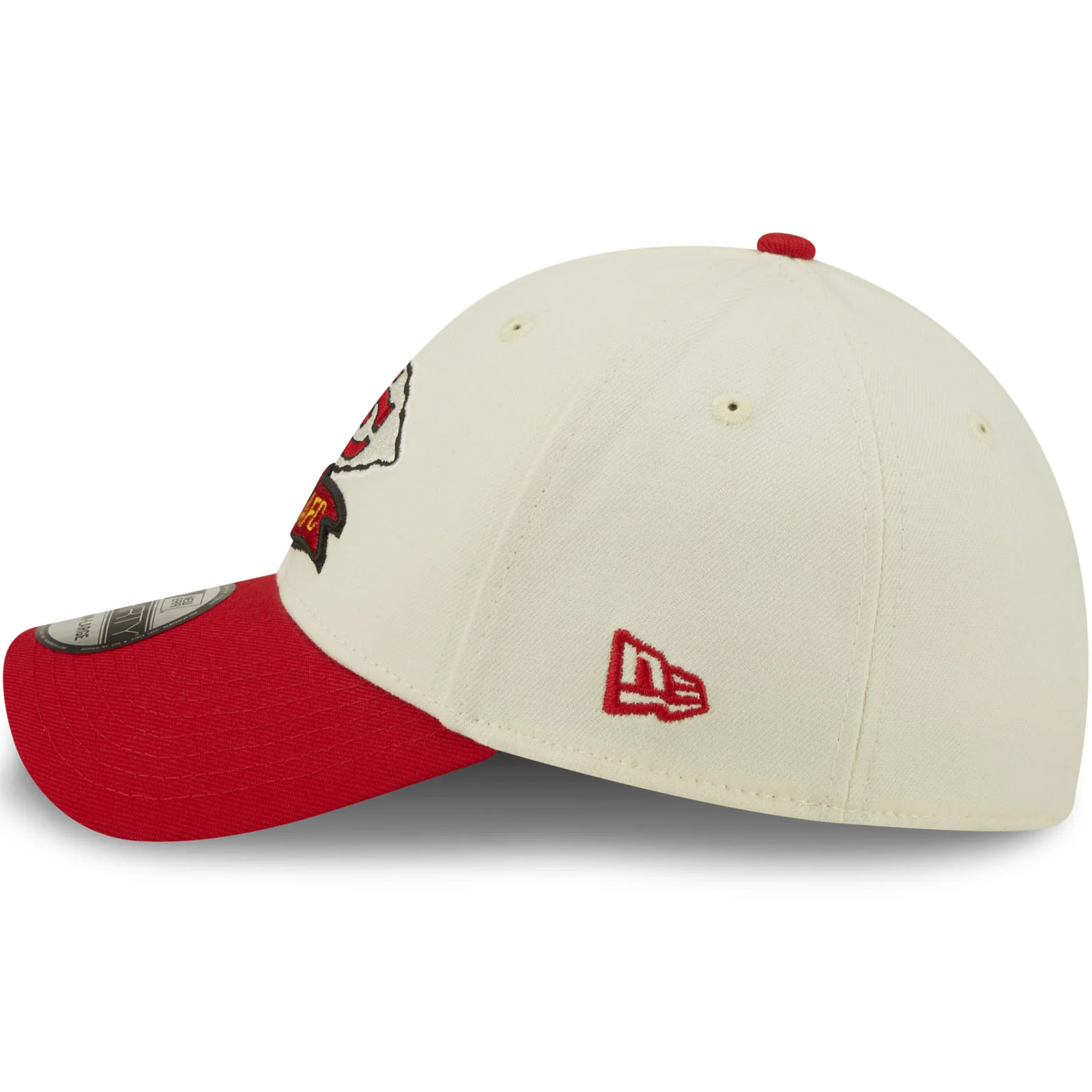New Era Kansas City Chiefs NFL 2022 Sideline 39THIRTY Baseball Cap - Cream - Image 5
