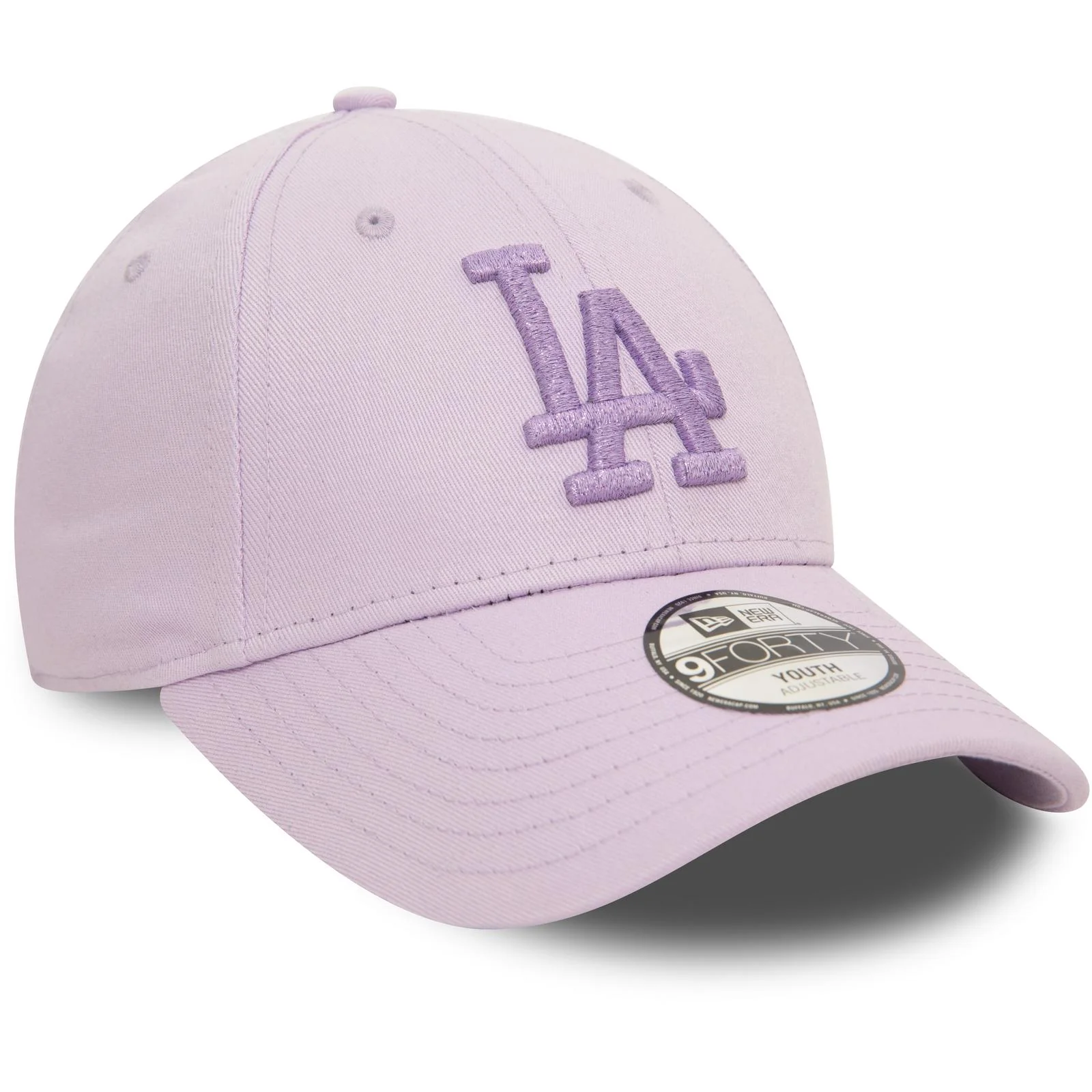 New Era Kids 9FORTY LA Dodgers Baseball Cap - Pastel Purple - Image 2