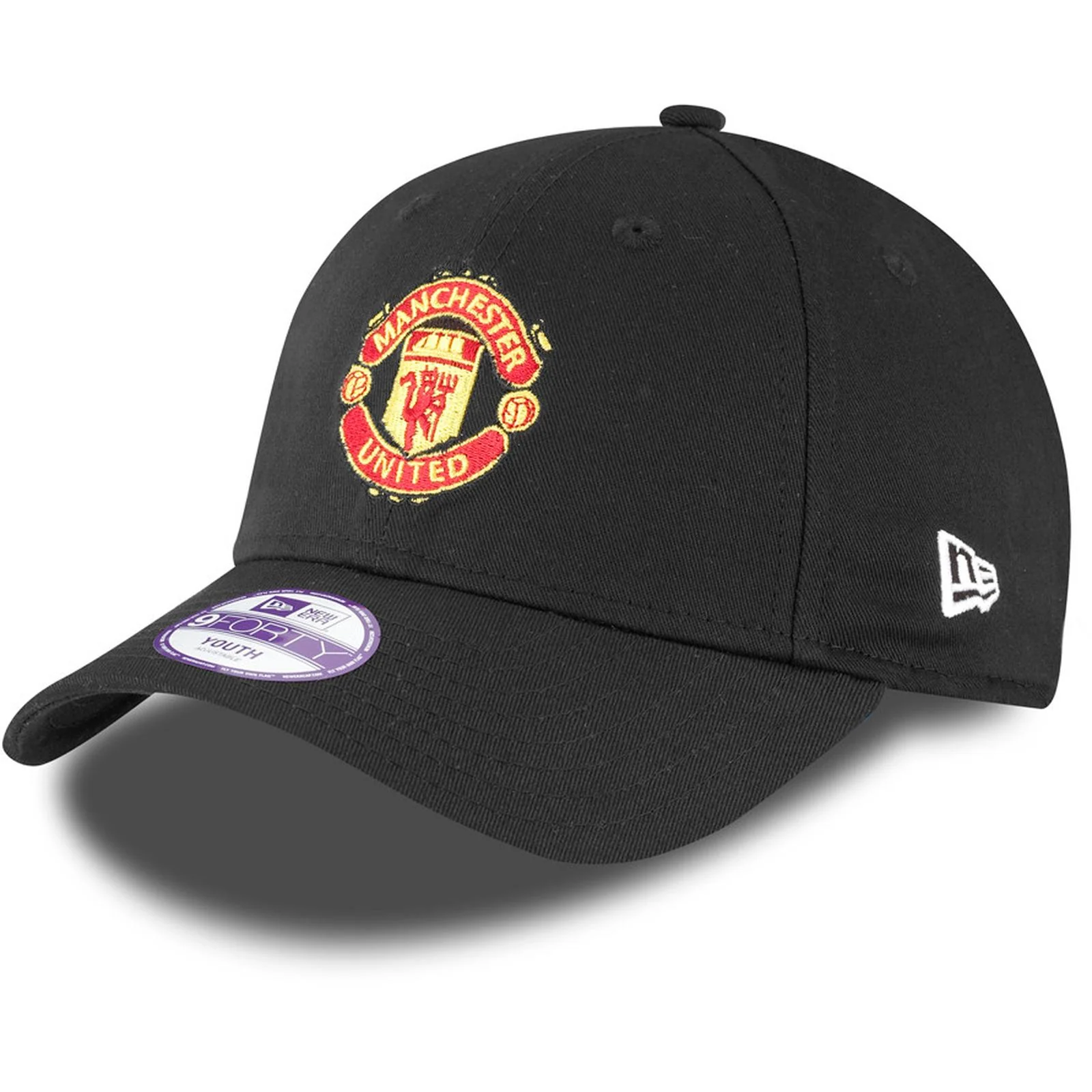 New Era Kids 9FORTY Manchester United FC Cap - Black - 4-6 Yrs - Image 5