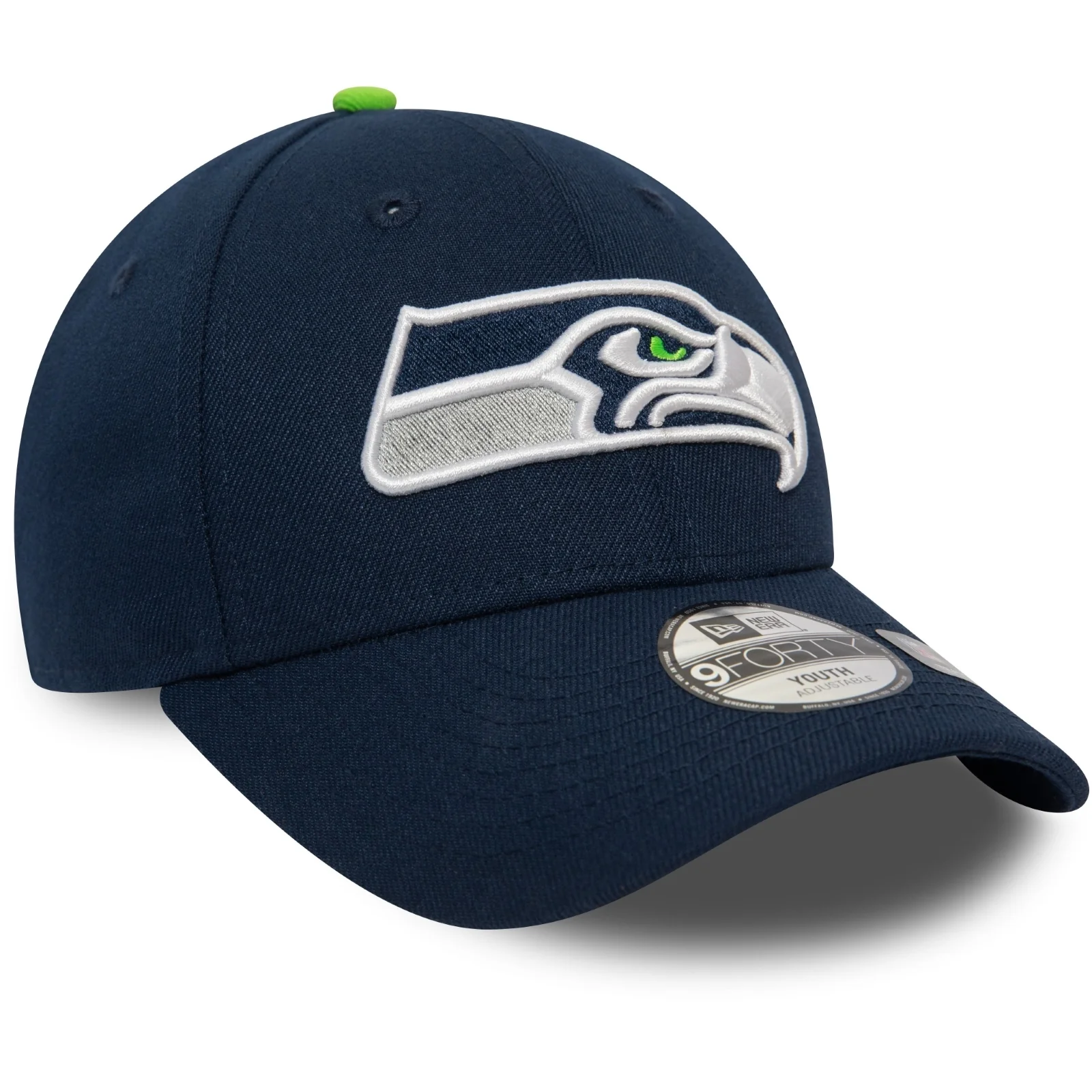 New Era Kids 9FORTY Seattle Seahawks Baseball Cap - Dark Blue - YTH - Image 3