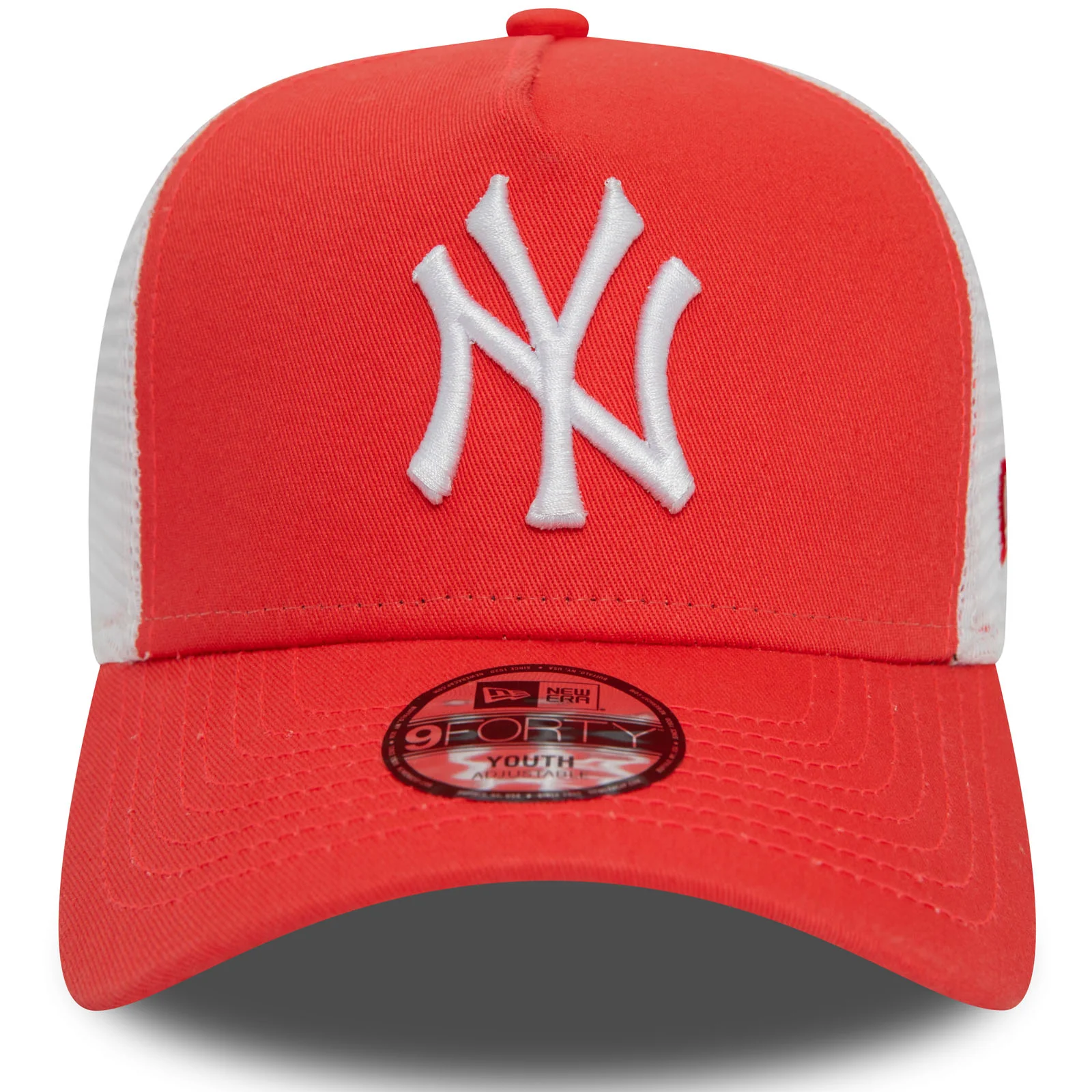 New Era Kids New York Yankees League Essentials Snapback Trucker Cap- Red - Image 4