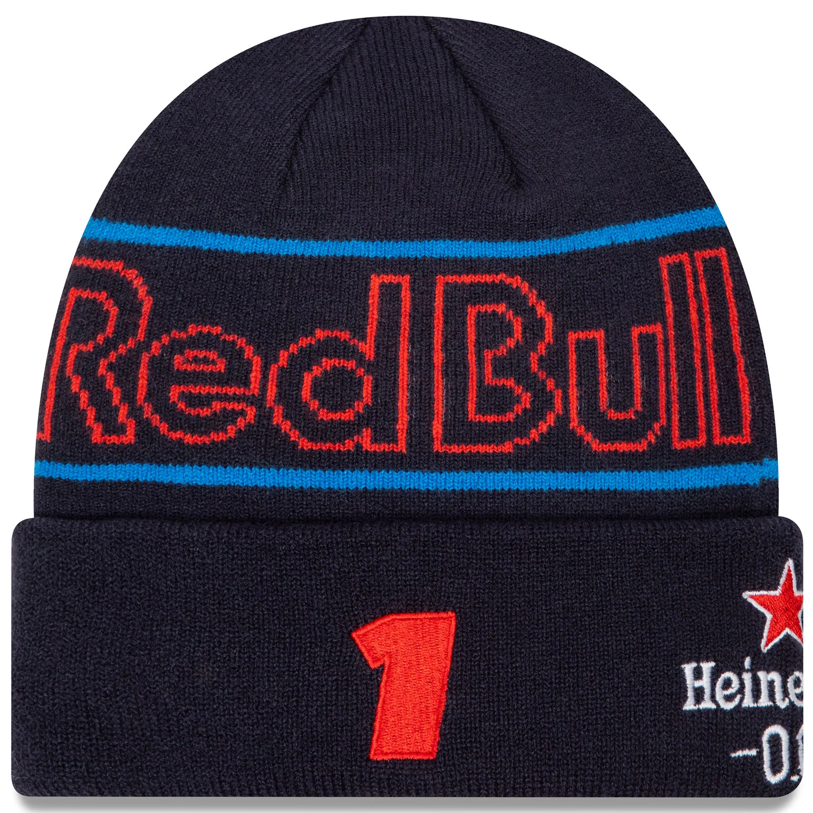 New Era Kids Red Bull Racing Max Verstappen Team Cuff Knitt Beanie - Blue - Image 2