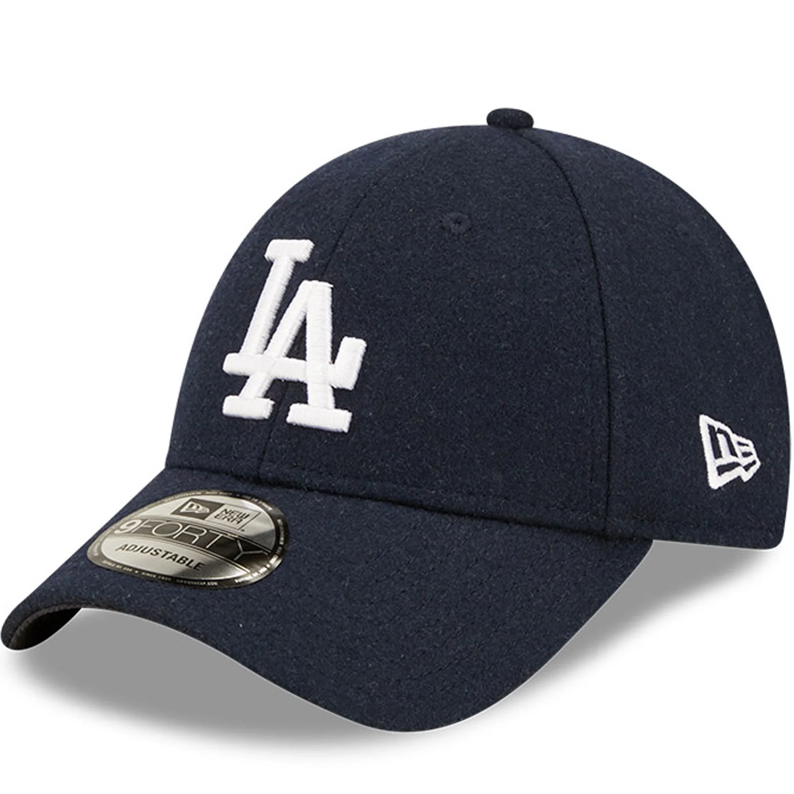 New Era LA Dodgers 9FORTY Melton Wool Baseball Cap - Blue