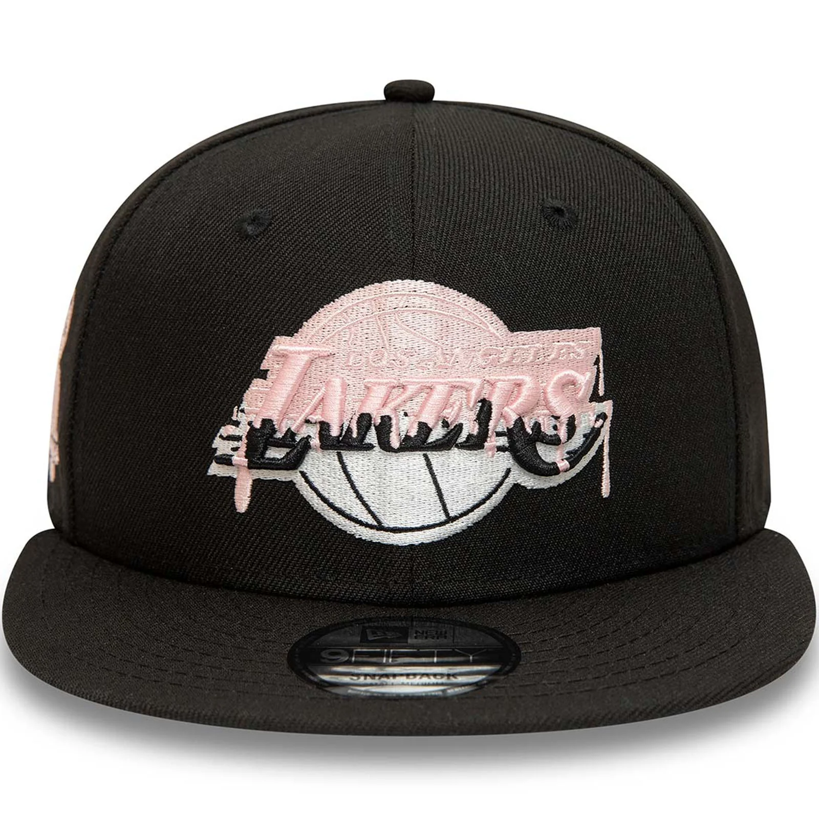 New Era LA Lakers 9FIFTY NBA Team Drip Baseball Cap - Black - Image 4