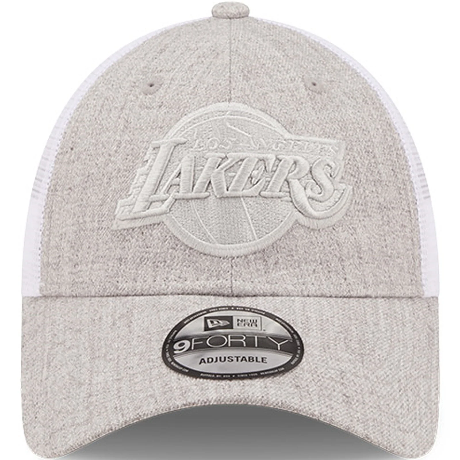 New Era LA Lakers NBA Home Field 9FORTY Trucker Cap - Grey - Image 4
