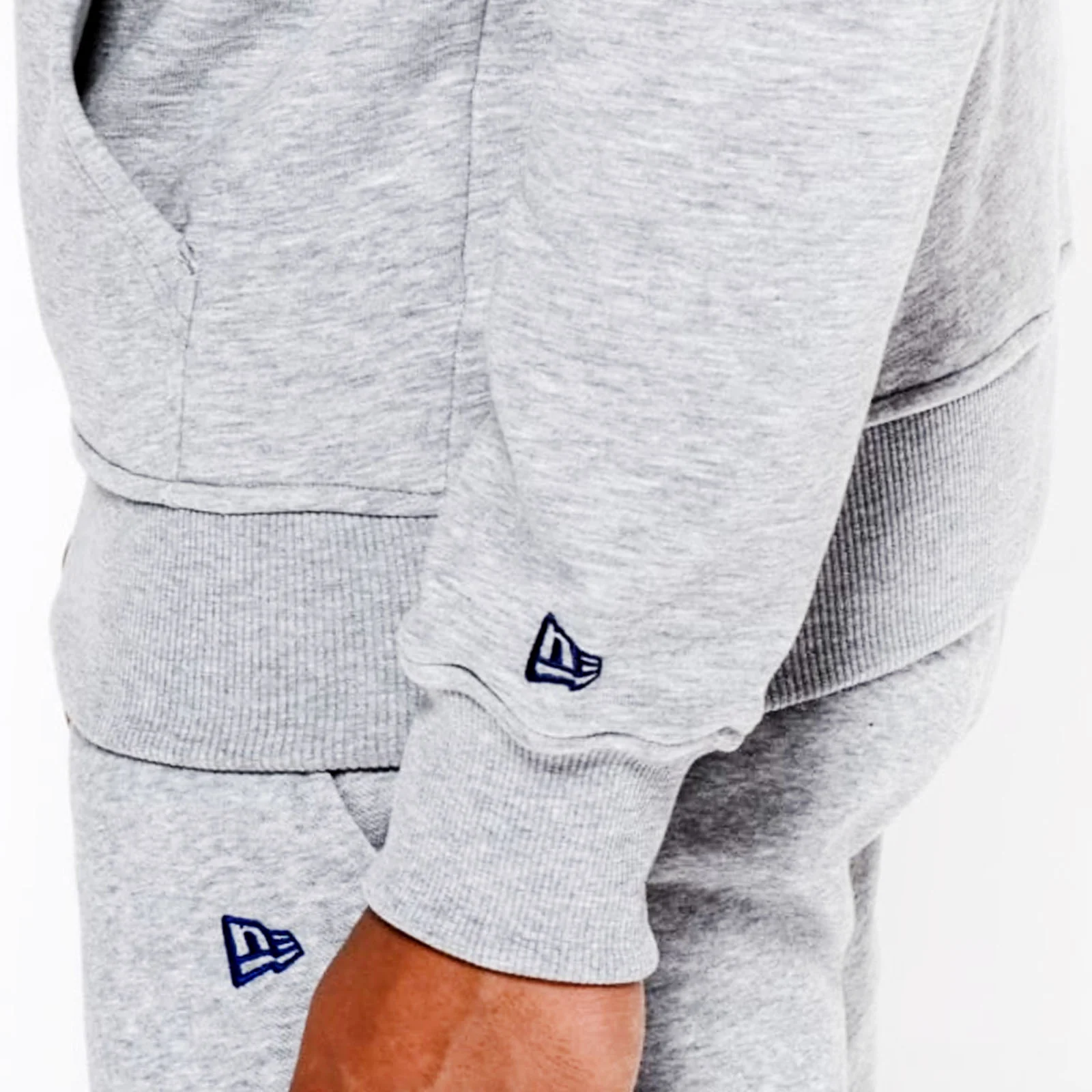 New Era LA Los Angeles Dodgers MLB Team Hoodie - Grey - Image 4
