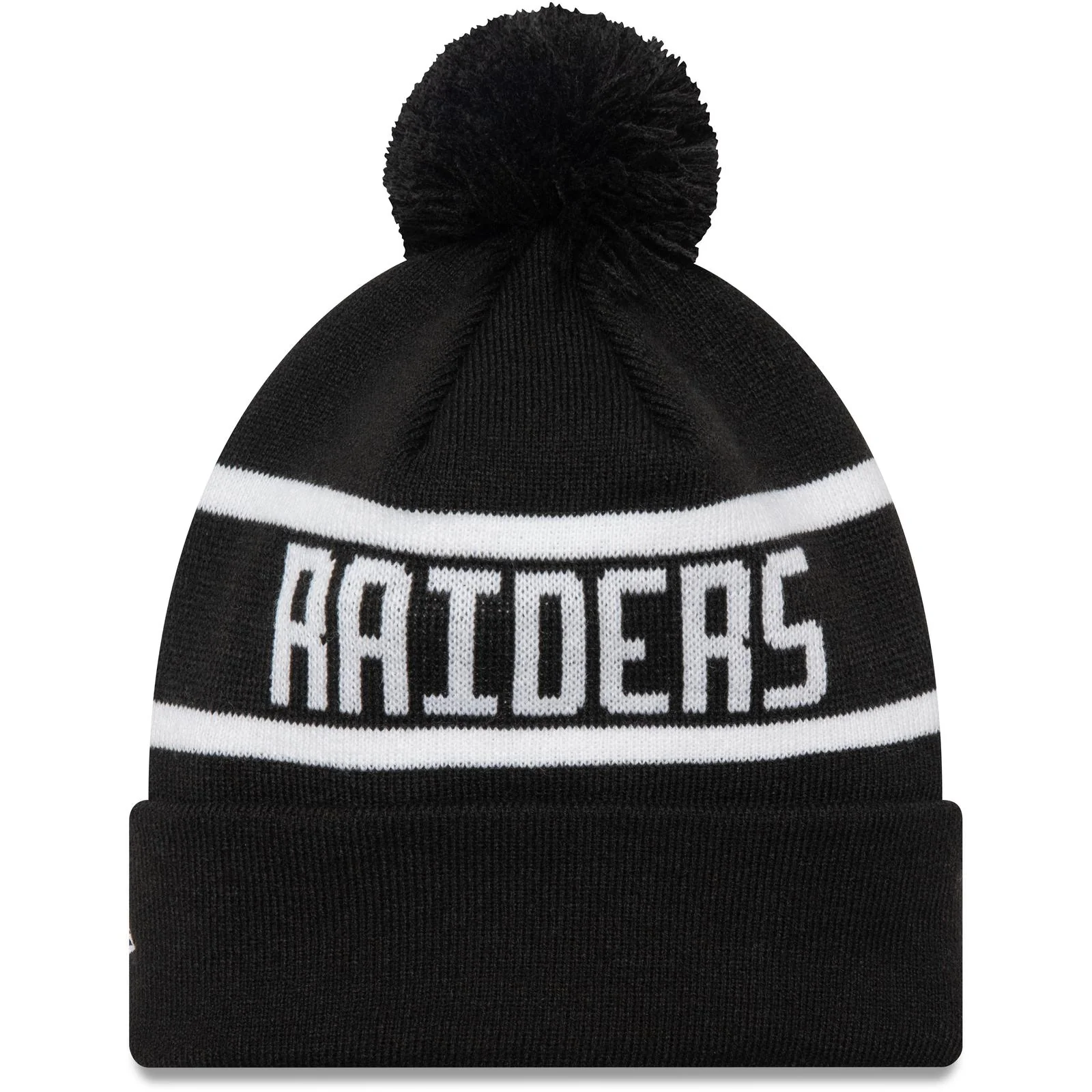 New Era Las Vegas Raiders Bobble Hat - Black - Image 2