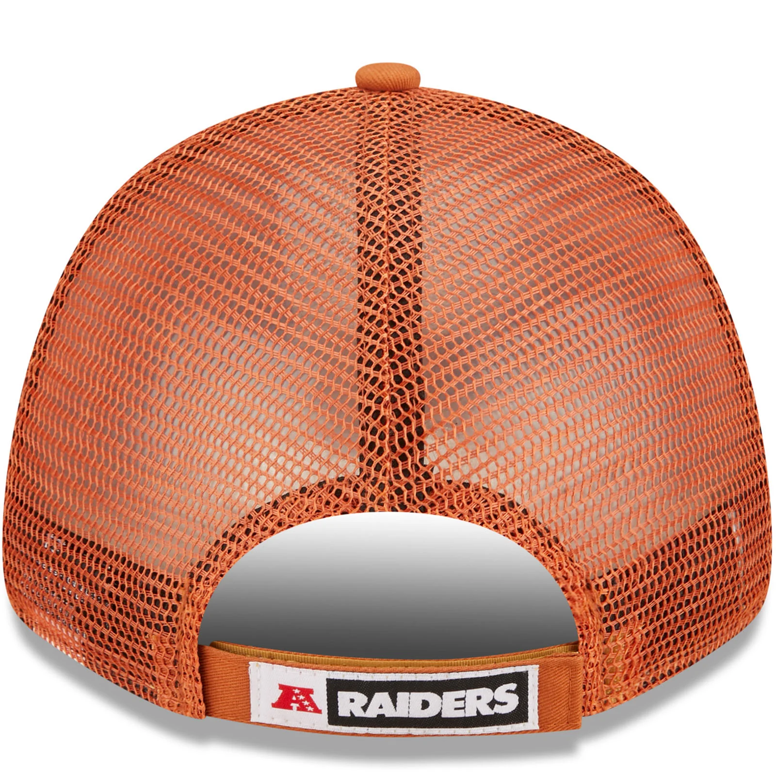 New Era Las Vegas Raiders Home Field 9FORTY A-Frame Trucker Cap - Orange - Image 2