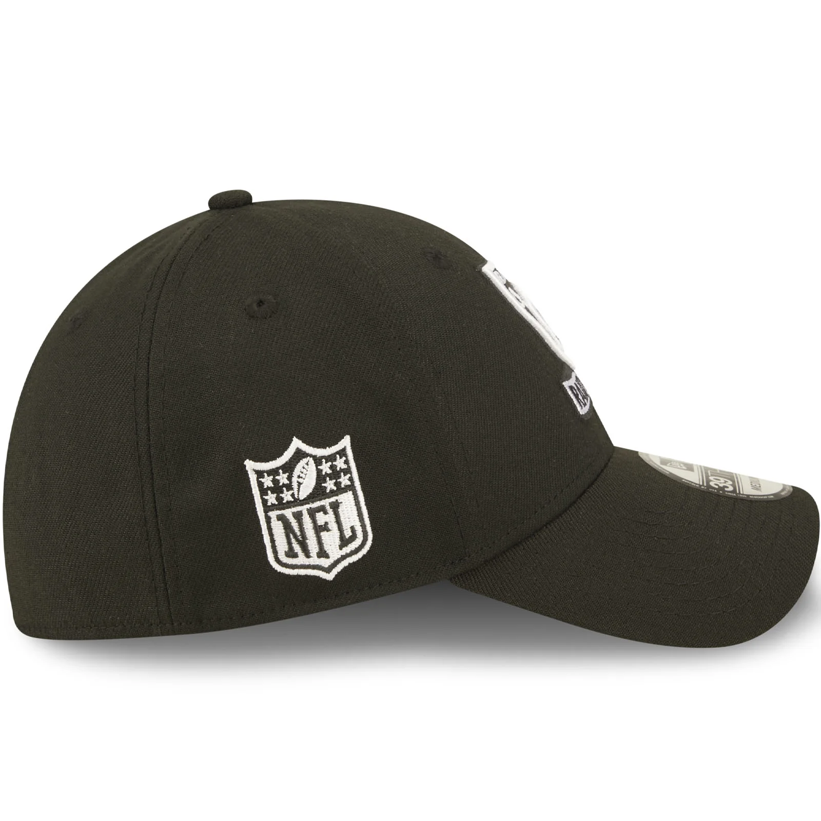 New Era Las Vegas Raiders NFL 2022 Sideline 39THIRTY Baseball Cap - Black - Image 6