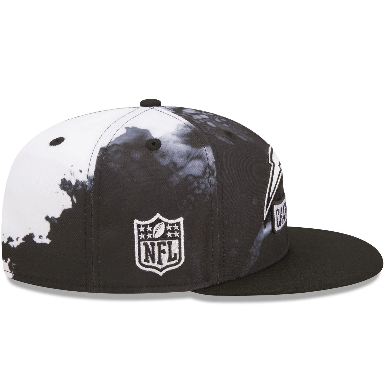 New Era Los Angeles Chargers NFL 9FIFTY 2022 Sideline Ink Baseball Cap Black - Image 6