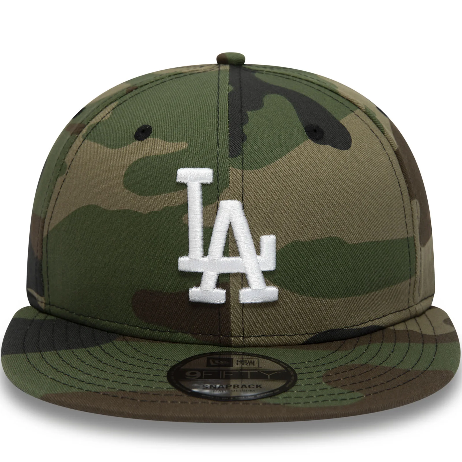 New Era Los Angeles Dodgers Team Camo Snapback 9FIFTY Cap - Black - Image 4