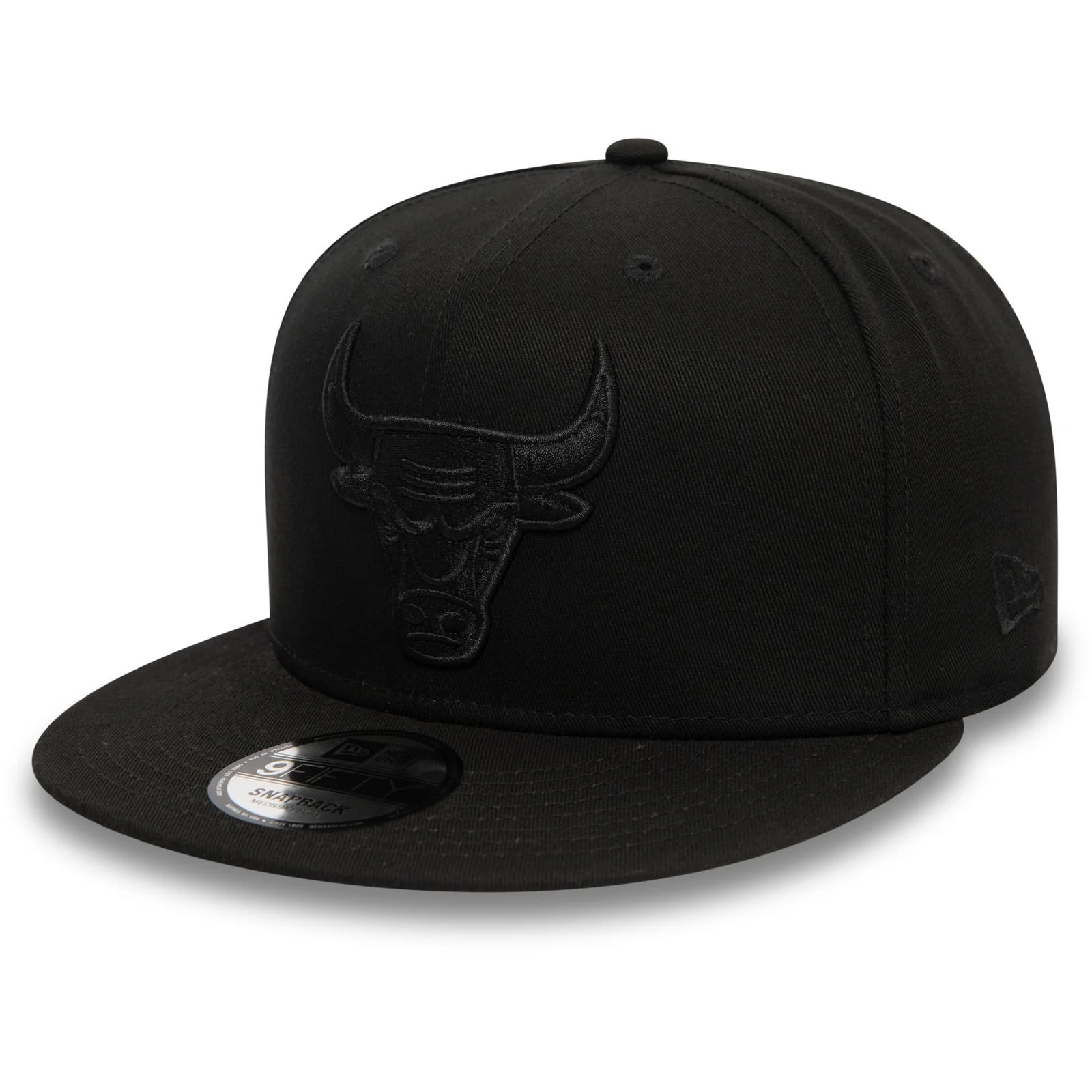 New Era Mens 9FIFTY Chicago Bulls Snapback Cap - Black - Image 6