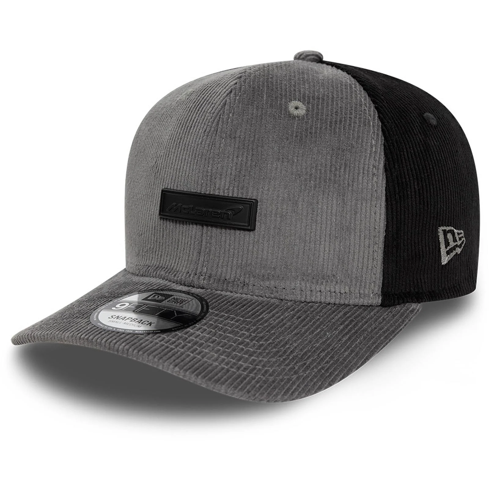 New Era Mens 9FIFTY McLaren Automotive Snapback Cap - Dark Grey