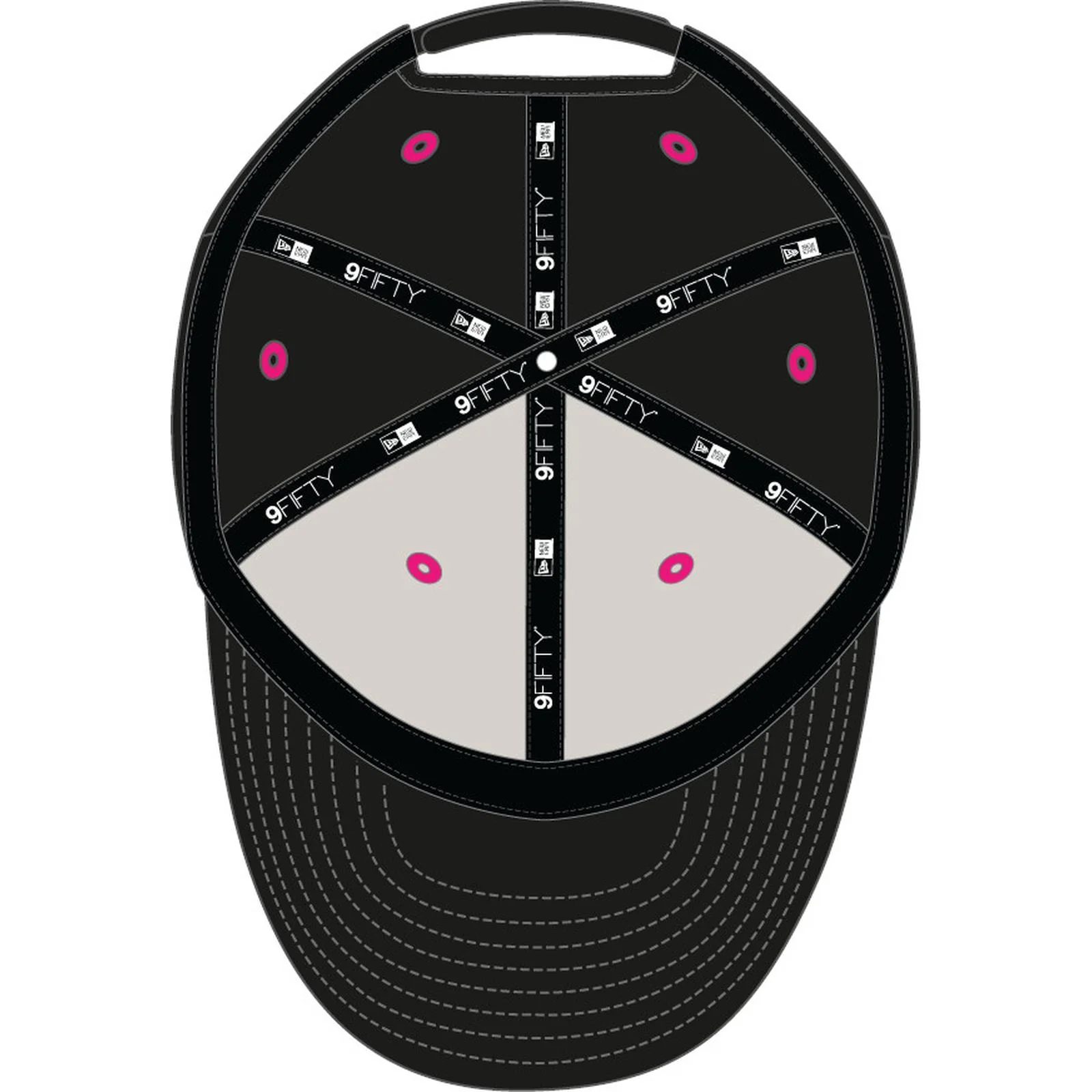 New Era Mens 9FIFTY McLaren Formula 1 Snapback Cap - Black - Image 4