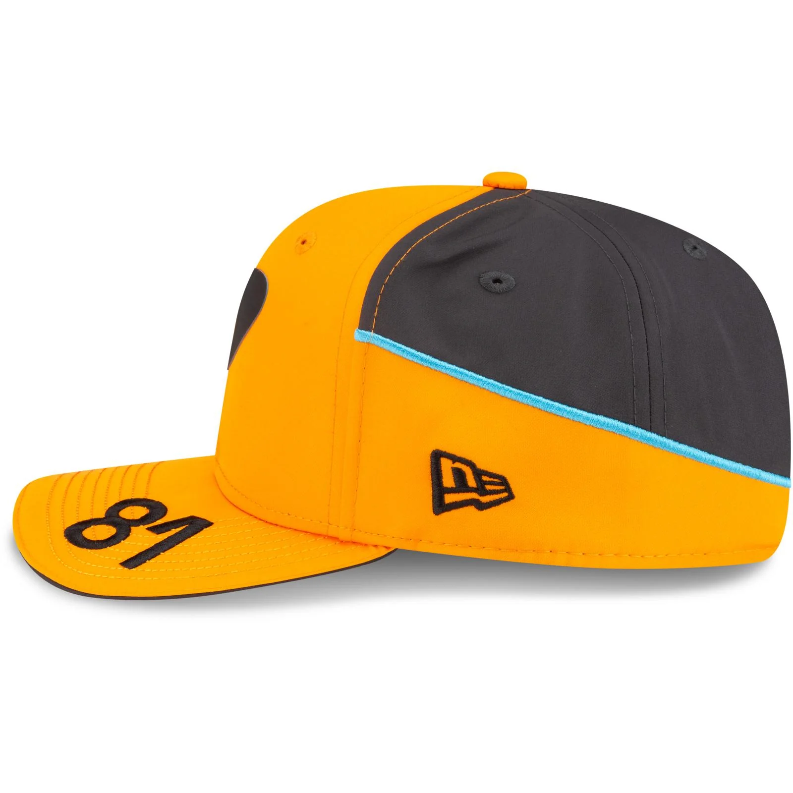 New Era Mens 9FIFTY Oscar Piastri McLaren F1 Baseball Cap - Orange - Image 7