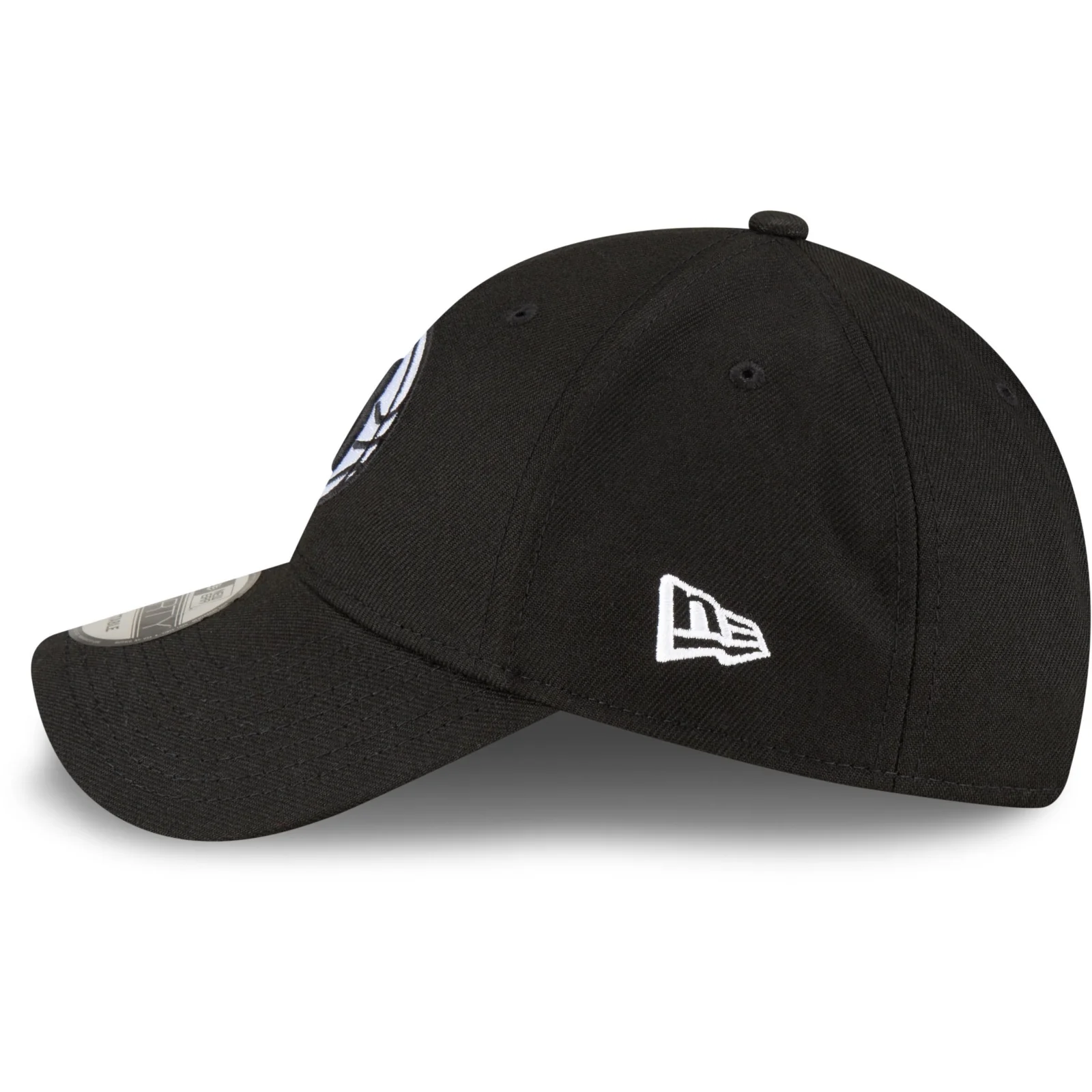 New Era Mens 9FORTY Brooklyn Nets Baseball Cap - Black - Image 6