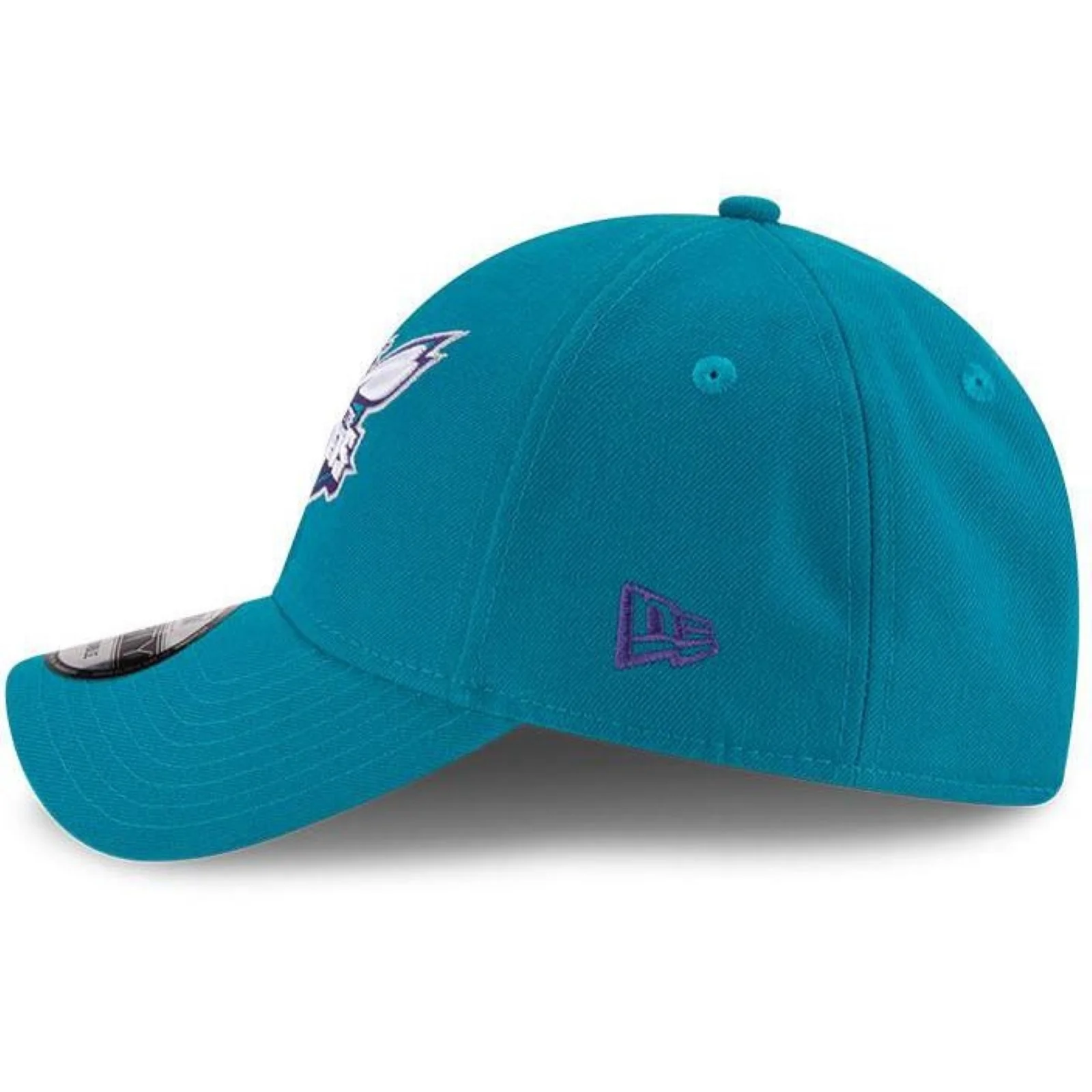 New Era Mens 9FORTY Charlotte Hornets Baseball Cap - Turquoise - Image 5