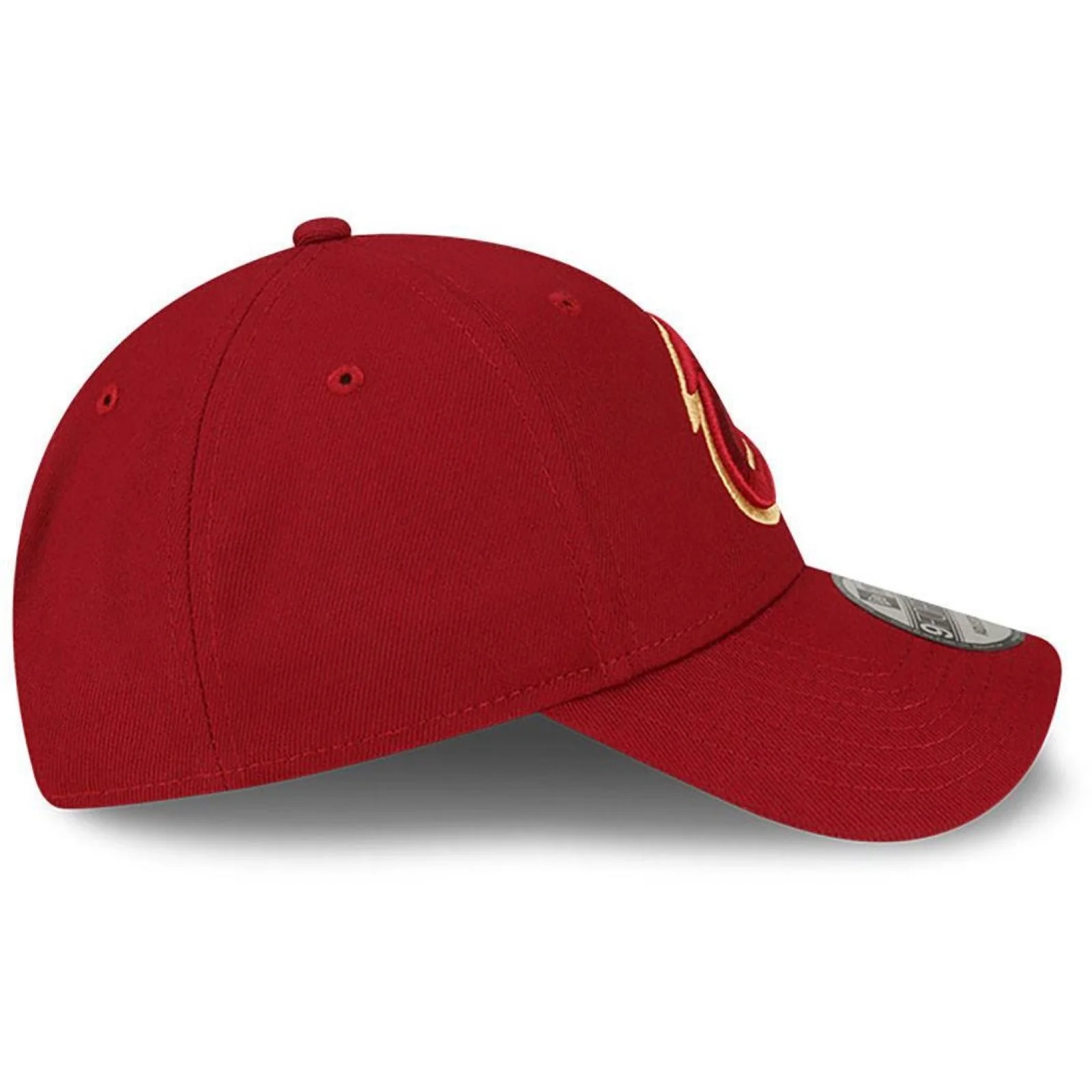 New Era Mens 9FORTY Cleveland Cavaliers Baseball Cap - Dark Red - Image 7