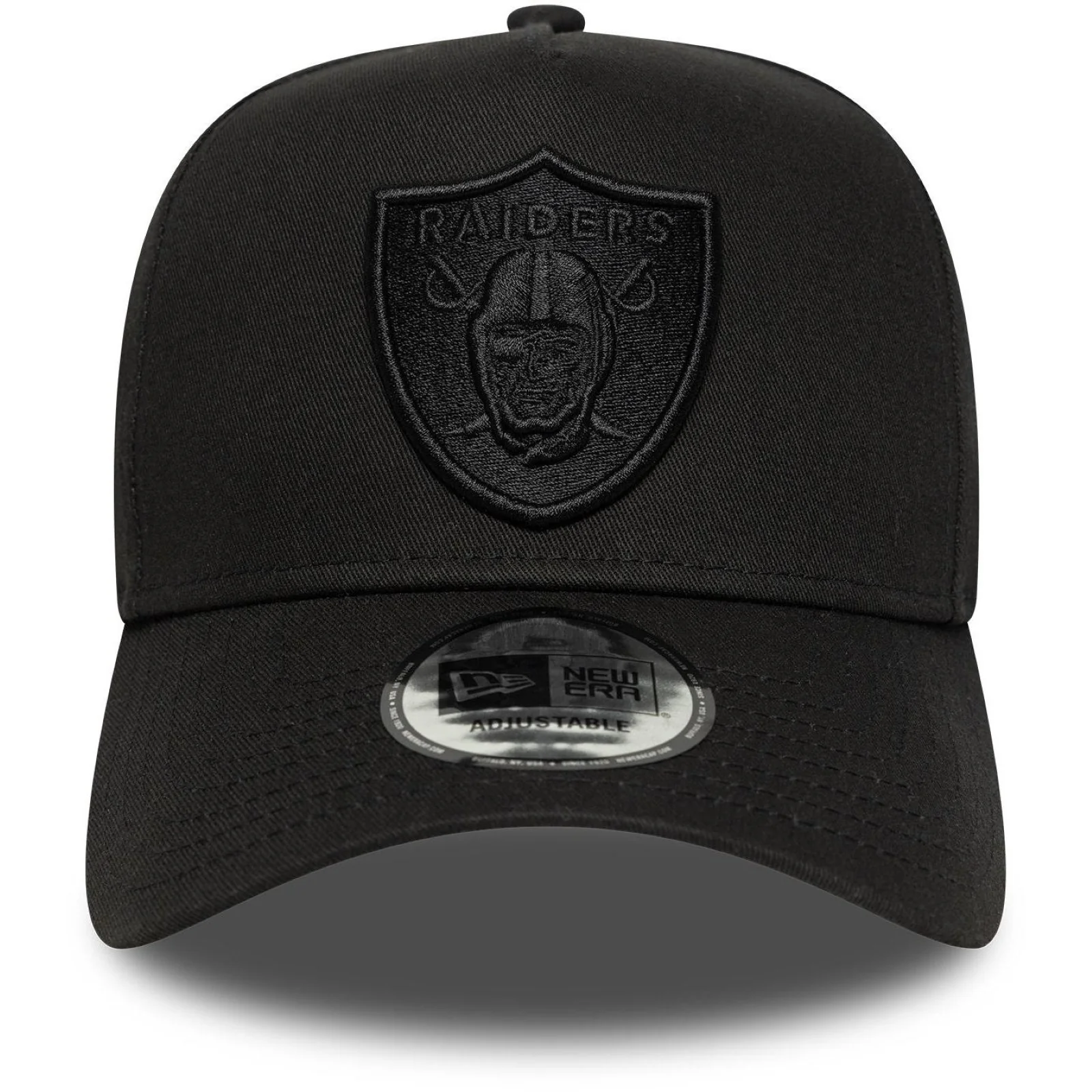 New Era Mens 9FORTY Las Vegas Raiders Baseball Cap - Black - Image 2