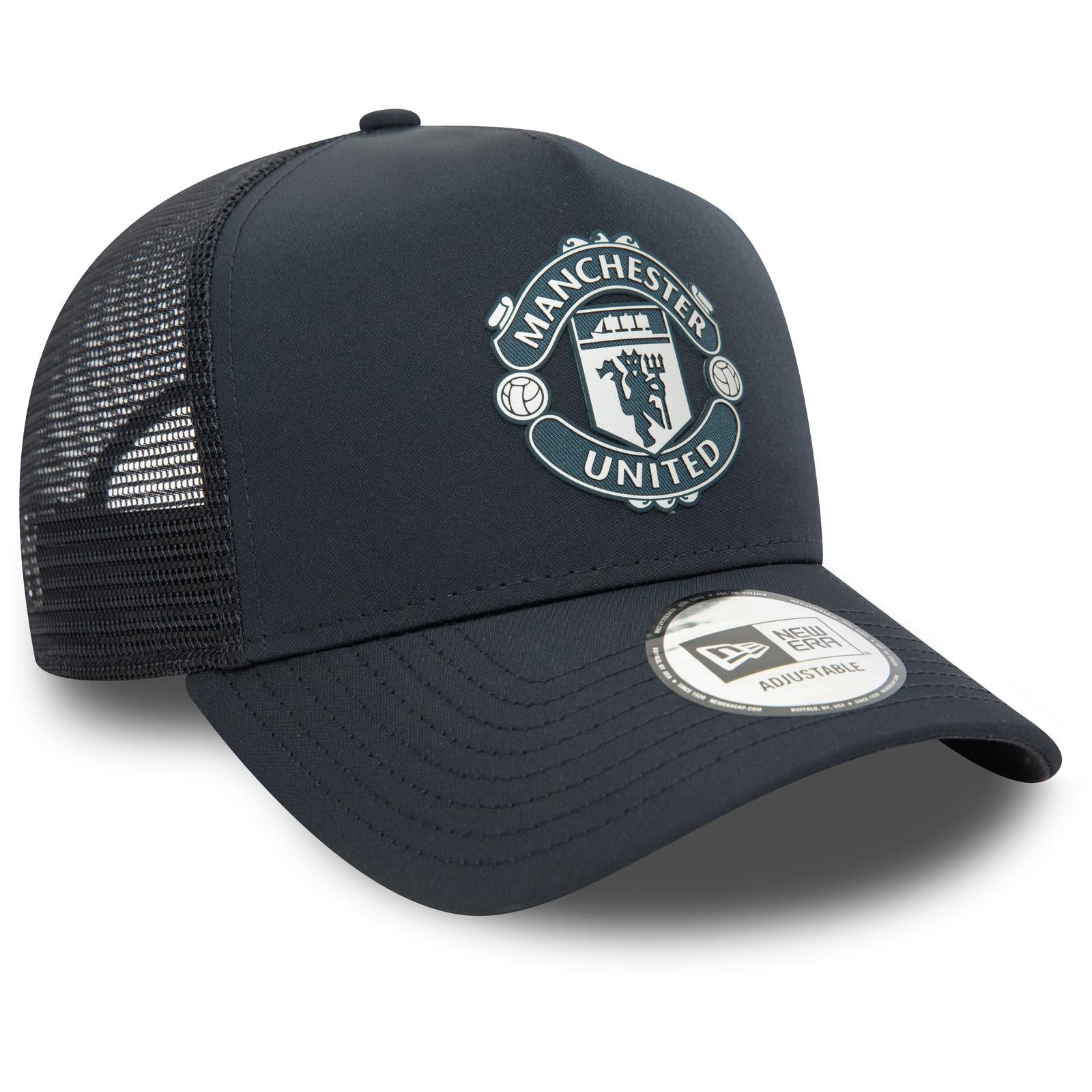 New Era Mens 9FORTY Manchester United FC Baseball Cap - Navy - Image 2