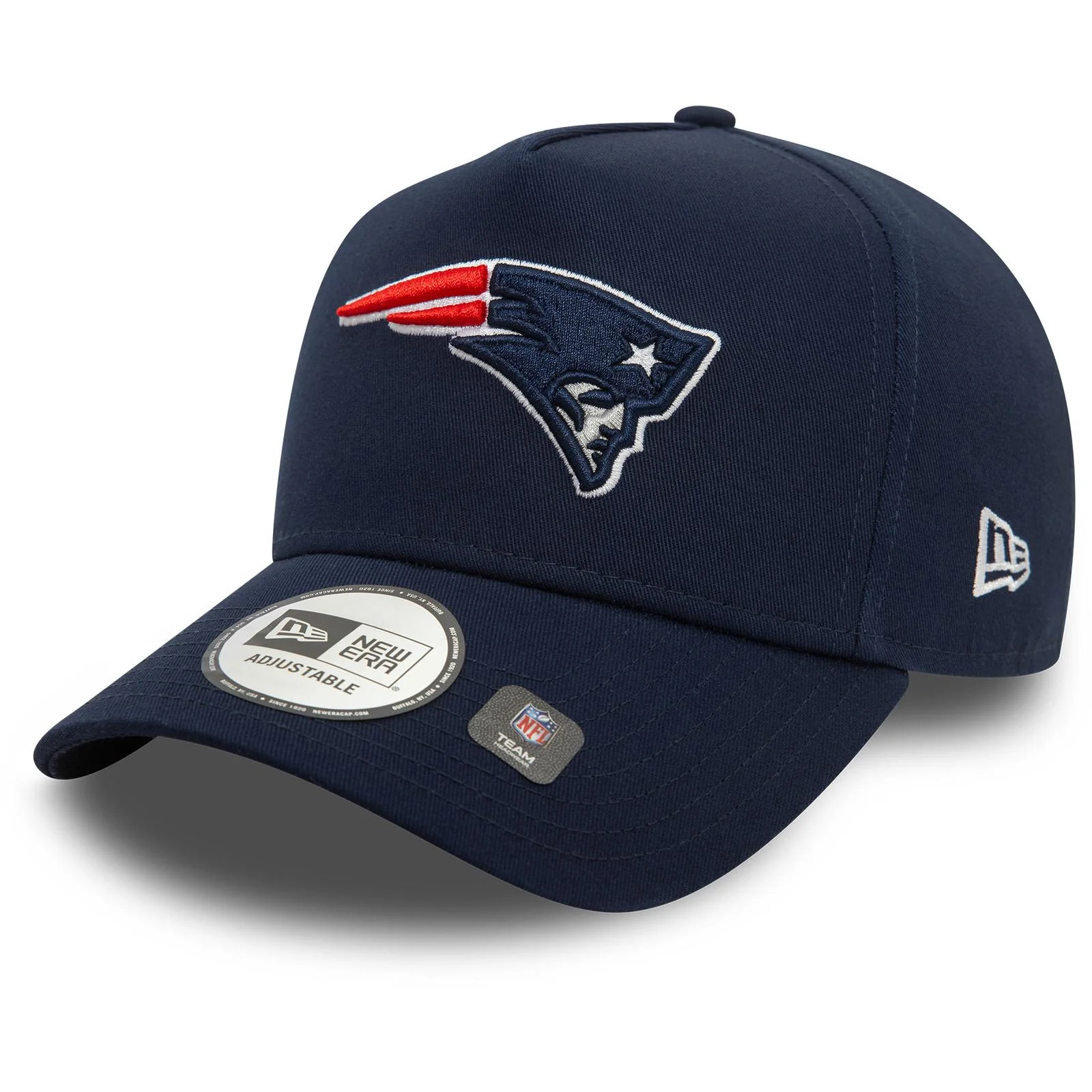 New Era Mens 9FORTY New England Patriots NFL Snapback Cap - Dark Blue - Image 3