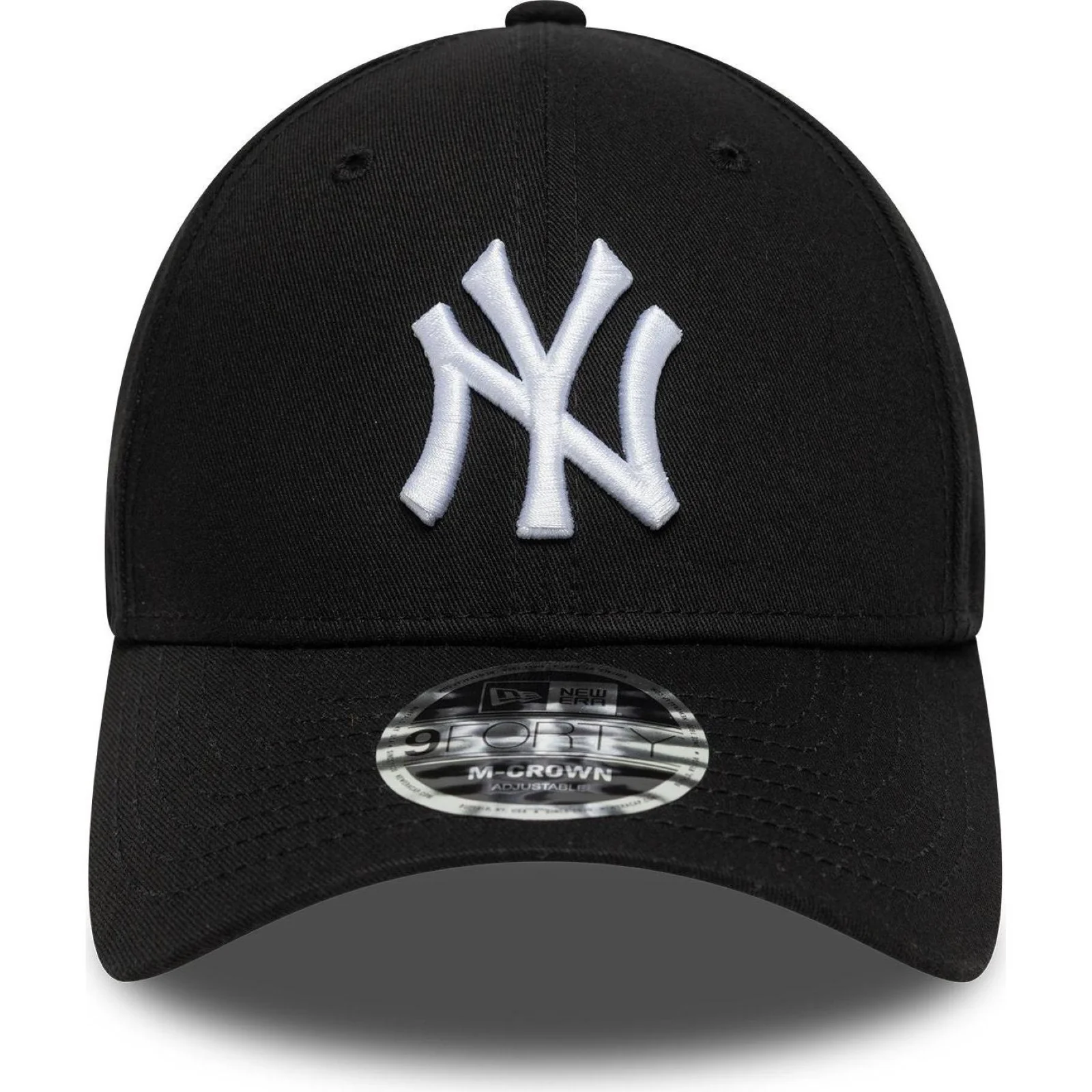 New Era Mens 9FORTY New York Yankees Baseball Cap - Black - One Size - Image 2