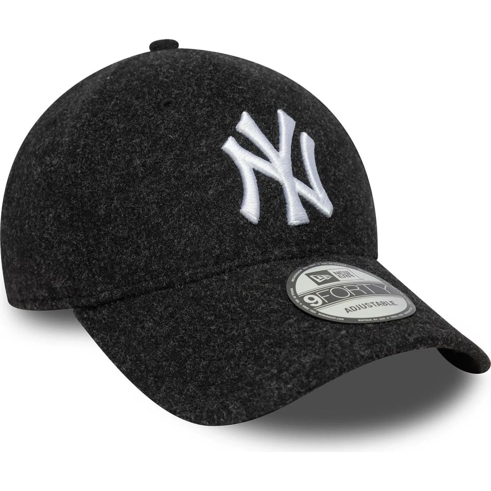 New Era Mens 9FORTY New York Yankees Baseball Cap - Black - One Size - Image 3